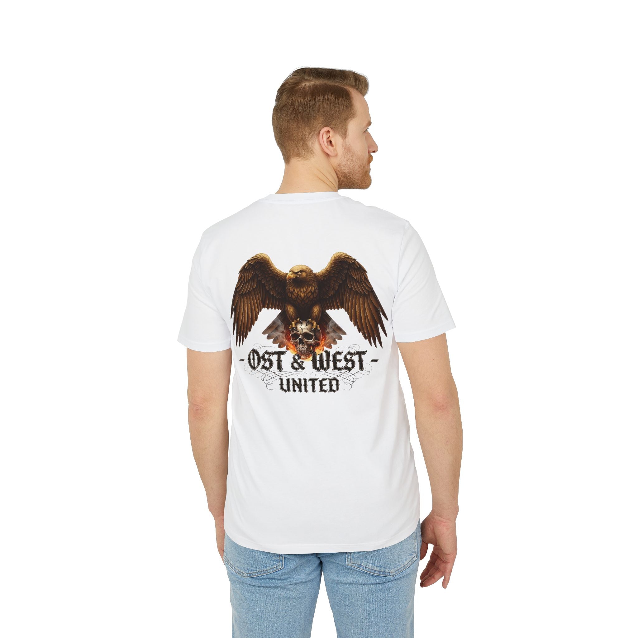 NATIONALSTOLZ - Ost & West Edition - Eagle & Skull 'Ost & West United' UnisexT-Shirt