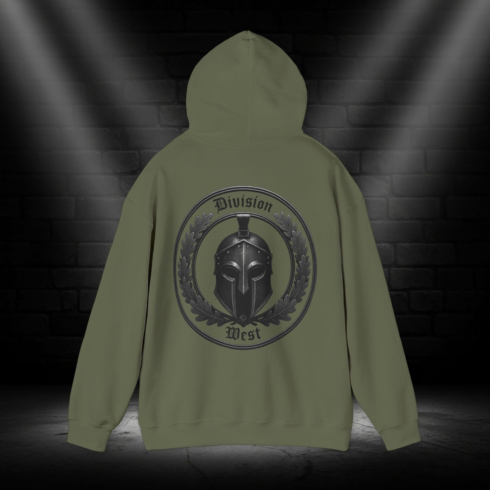 NATIONALSTOLZ STREETWEAR - Spartan Helmet 'Division West' Hoodie