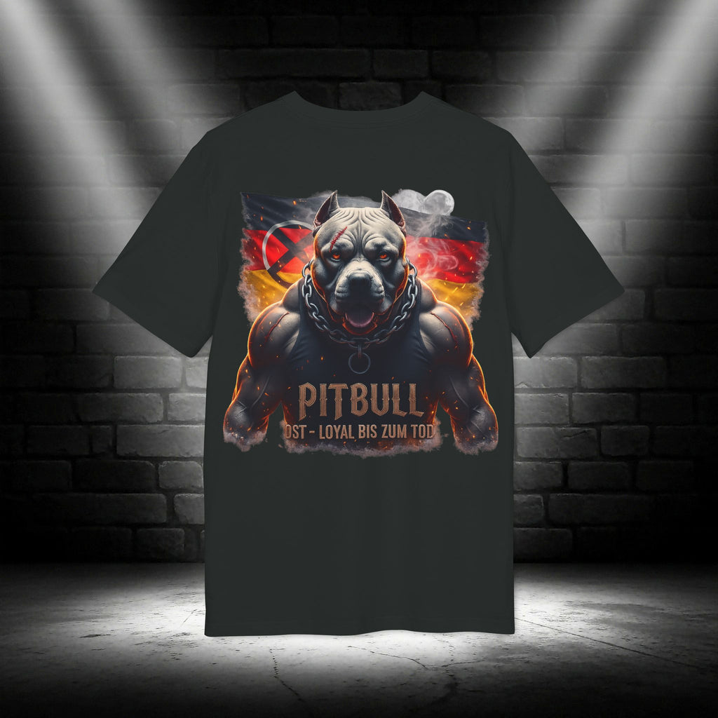 NATIONALSTOLZ OST&WEST EDITION – "Pitbull Ost • Loyal • Bis zum Tod" Graphic Unisex T-Shirt
