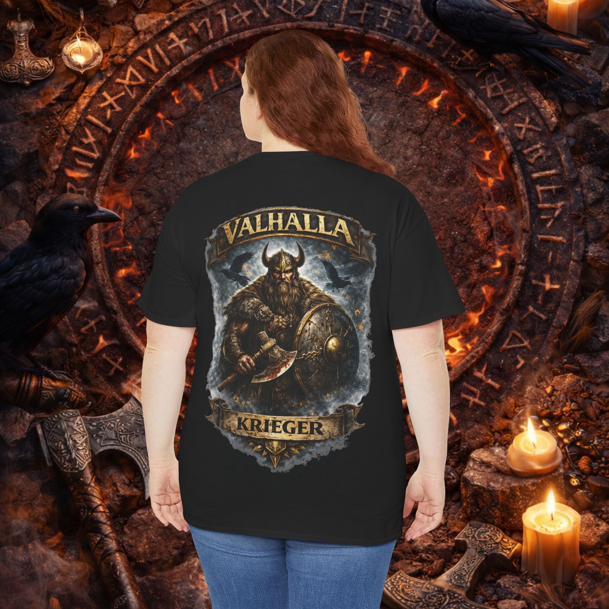 NORDIC PRIDE T - Shirt T-Shirt – ,,Valhalla Krieger"