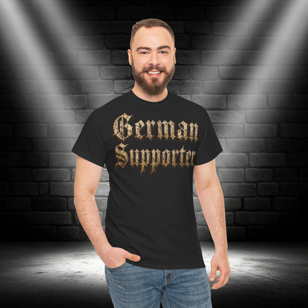 NATIONALSTOLZ T- Shirt - ,,German Supporter " Schädel Deutschland