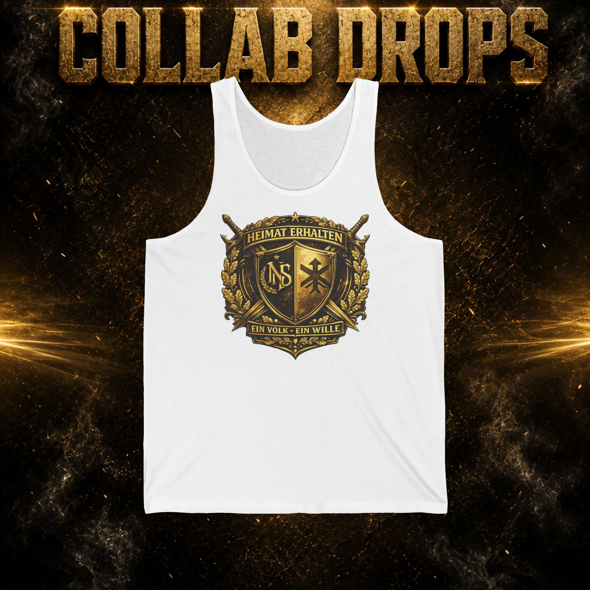 NATIONALSTOLZ & HEIMAT ERHALTEN COLLAB Tank Top - Wappen ,,Ein Volk - Ein Wille