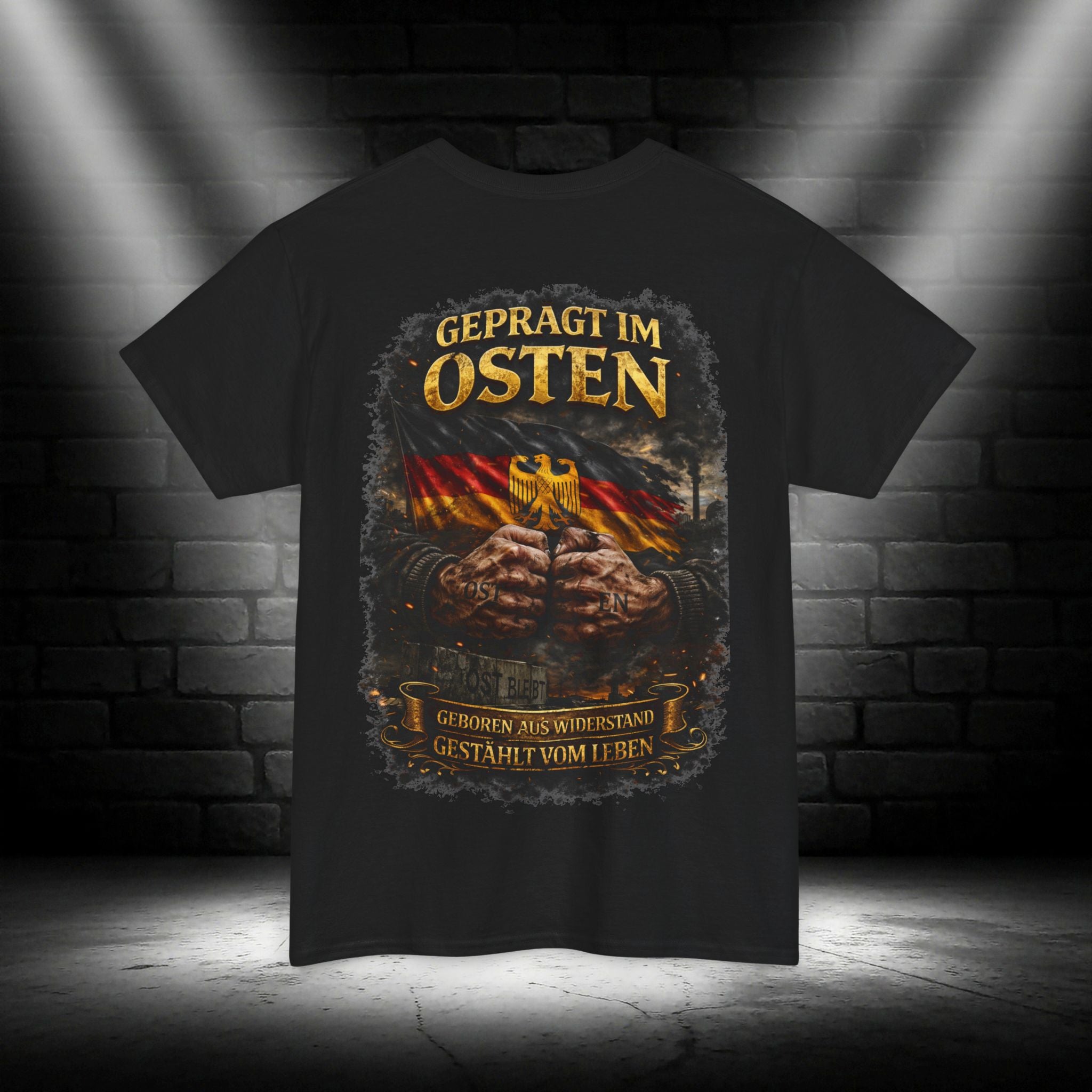 NATIONALSTOLZ T - Shirt ,,Geprägt im Osten"