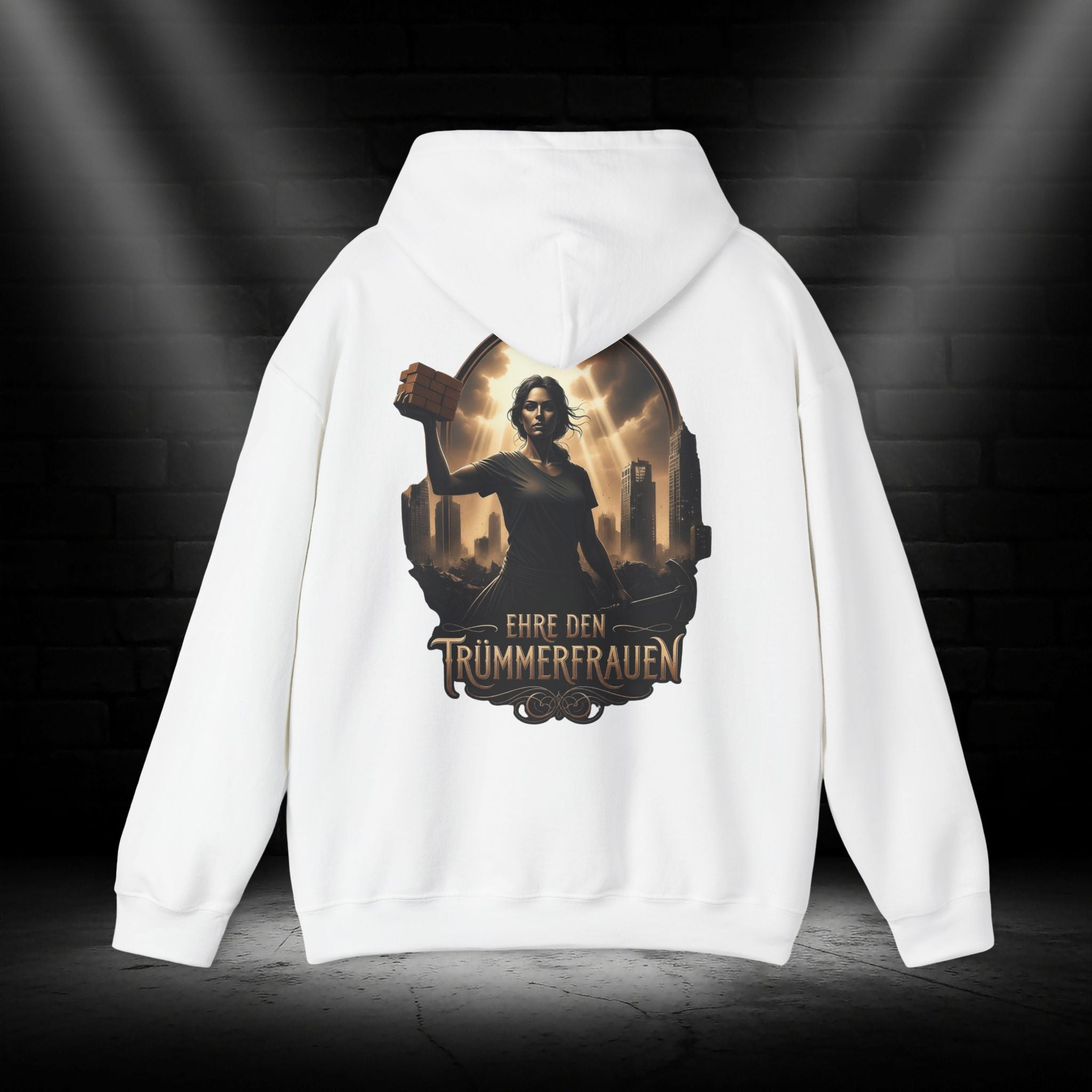 NATIONALSTOLZ Hoodie - "Ehre den Trümmerfrauen" Vintage WWII,,