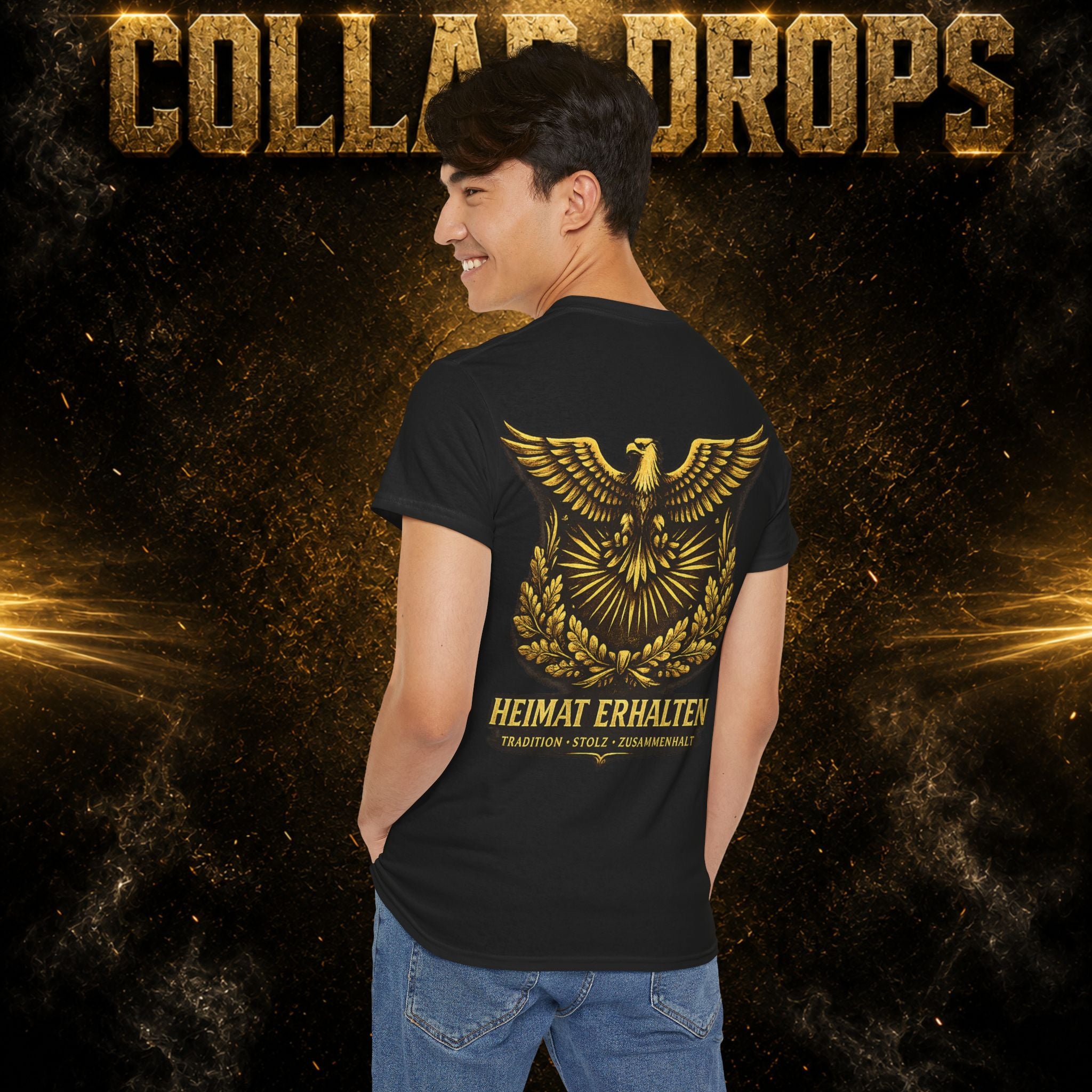 NATIONALSTOLZ & HEIMAT ERHALTEN COLLAB T-Shirt - ,,Tradition-Stolz-Zusammenhalt"