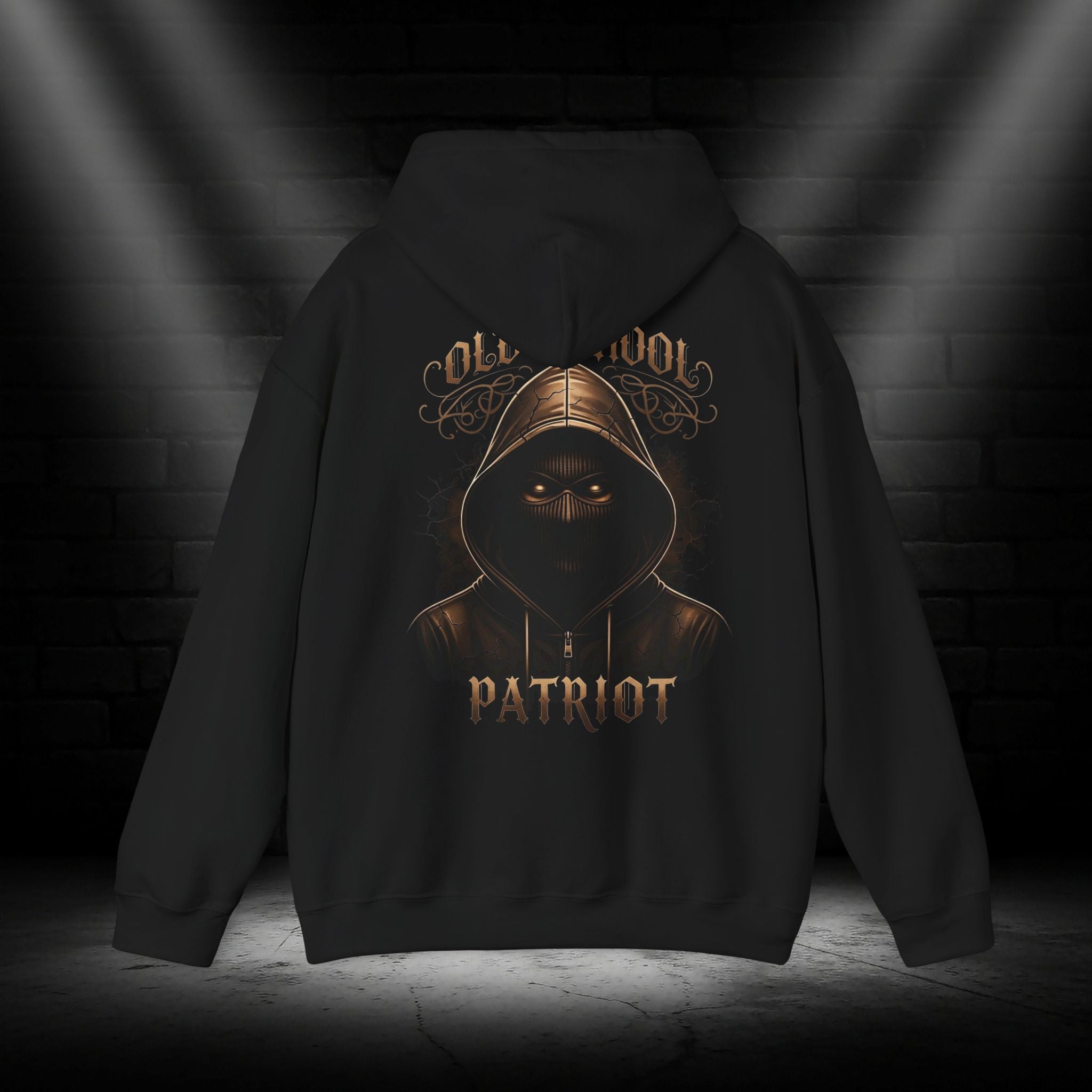 NATIONALSTOLZ ,,Black Edition'' ,,Oldschool Patriot'' Unisex Hoodie