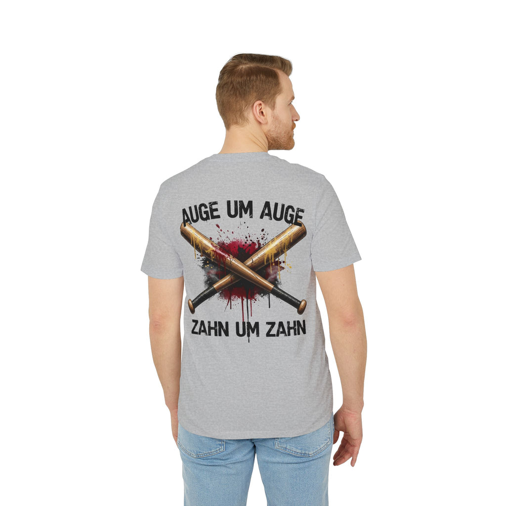 NATIONALSTOLZ T-Shirt Shirt "Auge um Auge, Zahn um Zahn"