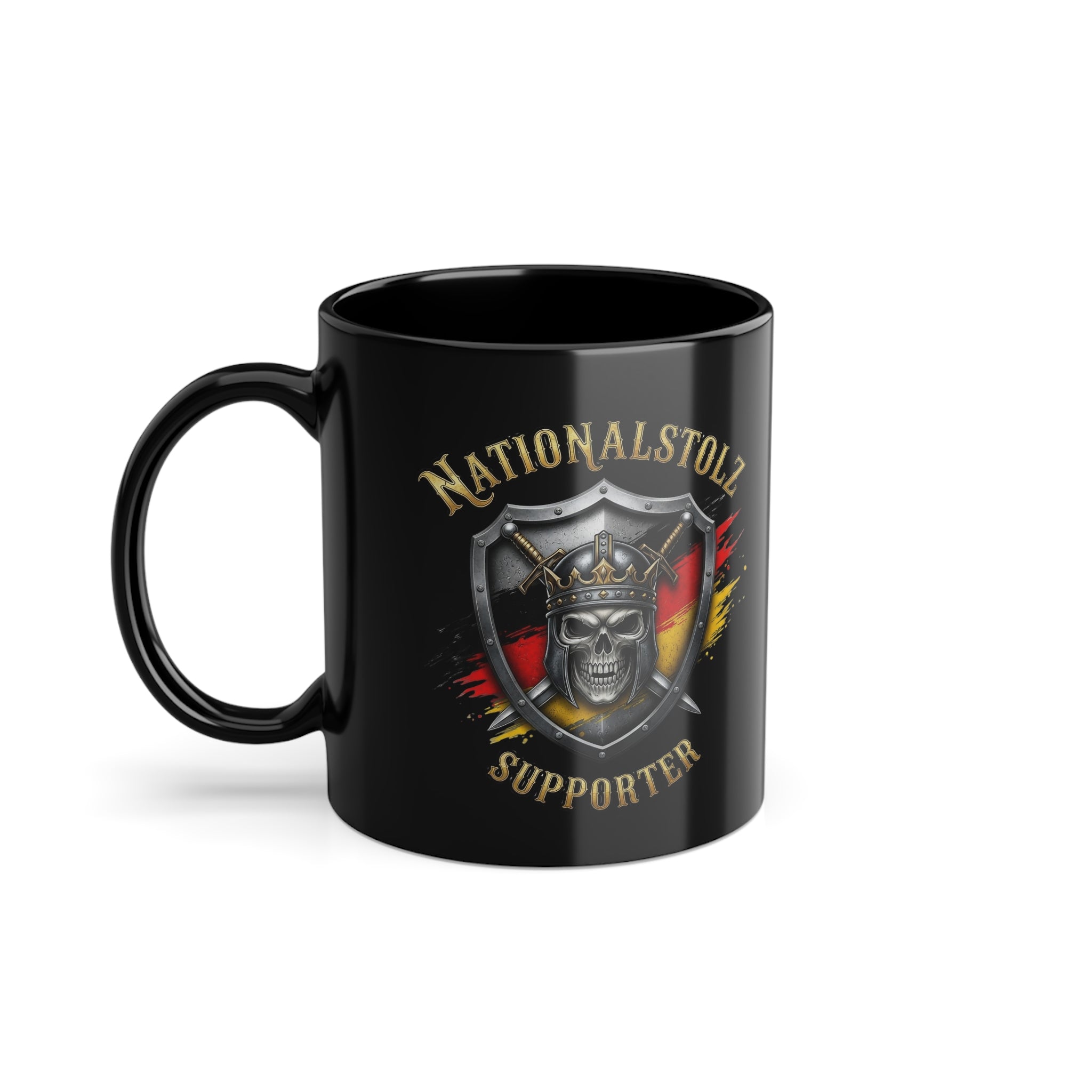 Nationalstolz Supporter Coffee Mug - Black 11oz