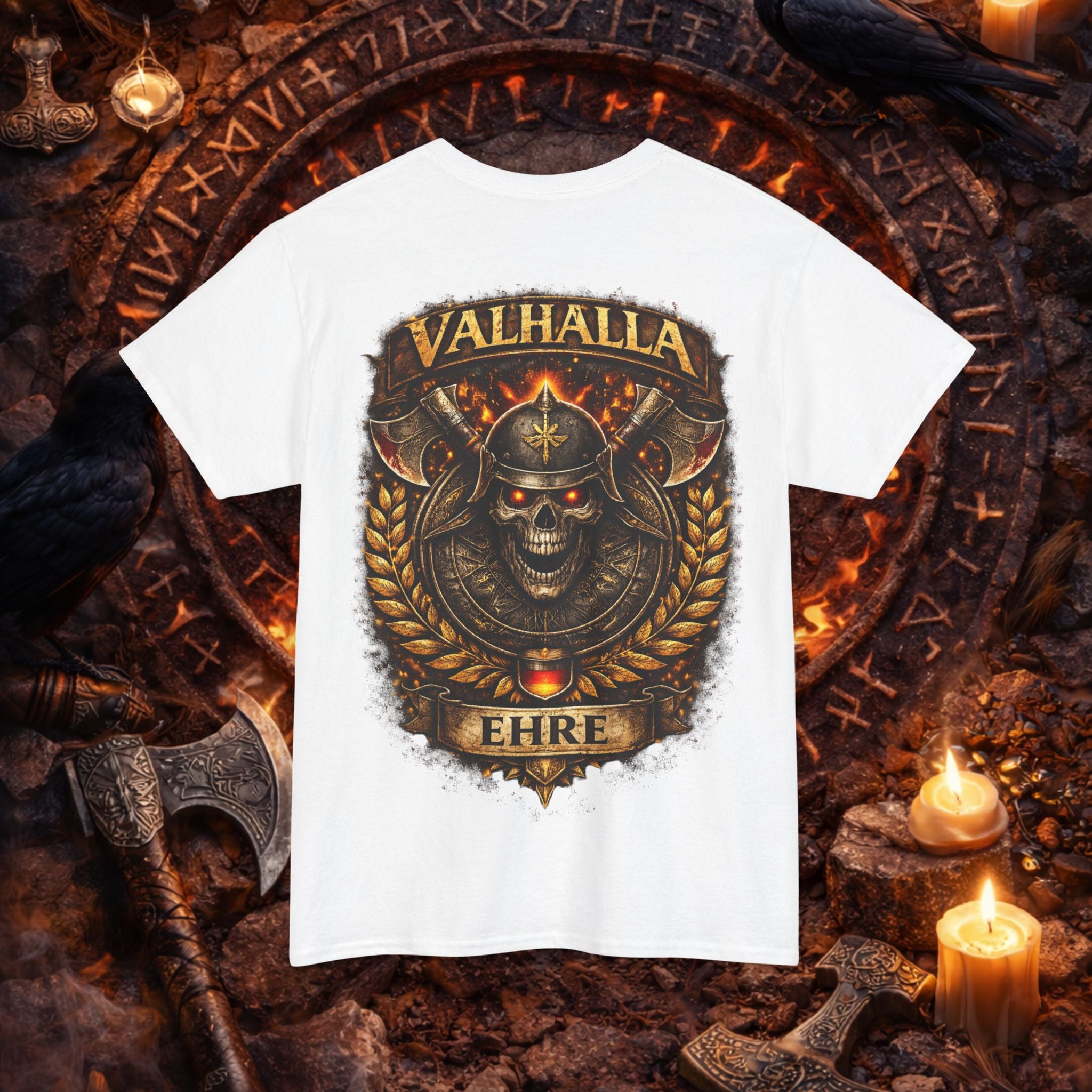 NORDIC PRIDE T‑Shirt - ,,Valhalla Schädel"