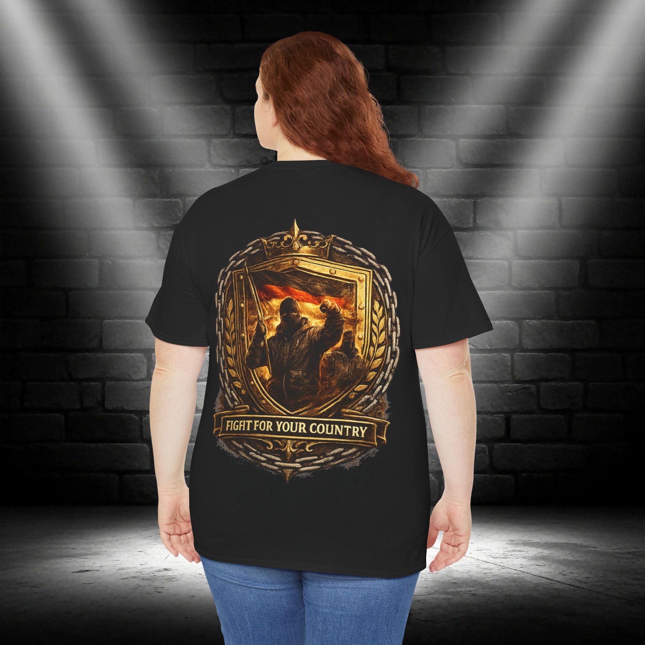 NATIONALSTOLZ  T - Shirt - 'Fight For Your Country' Hooligans