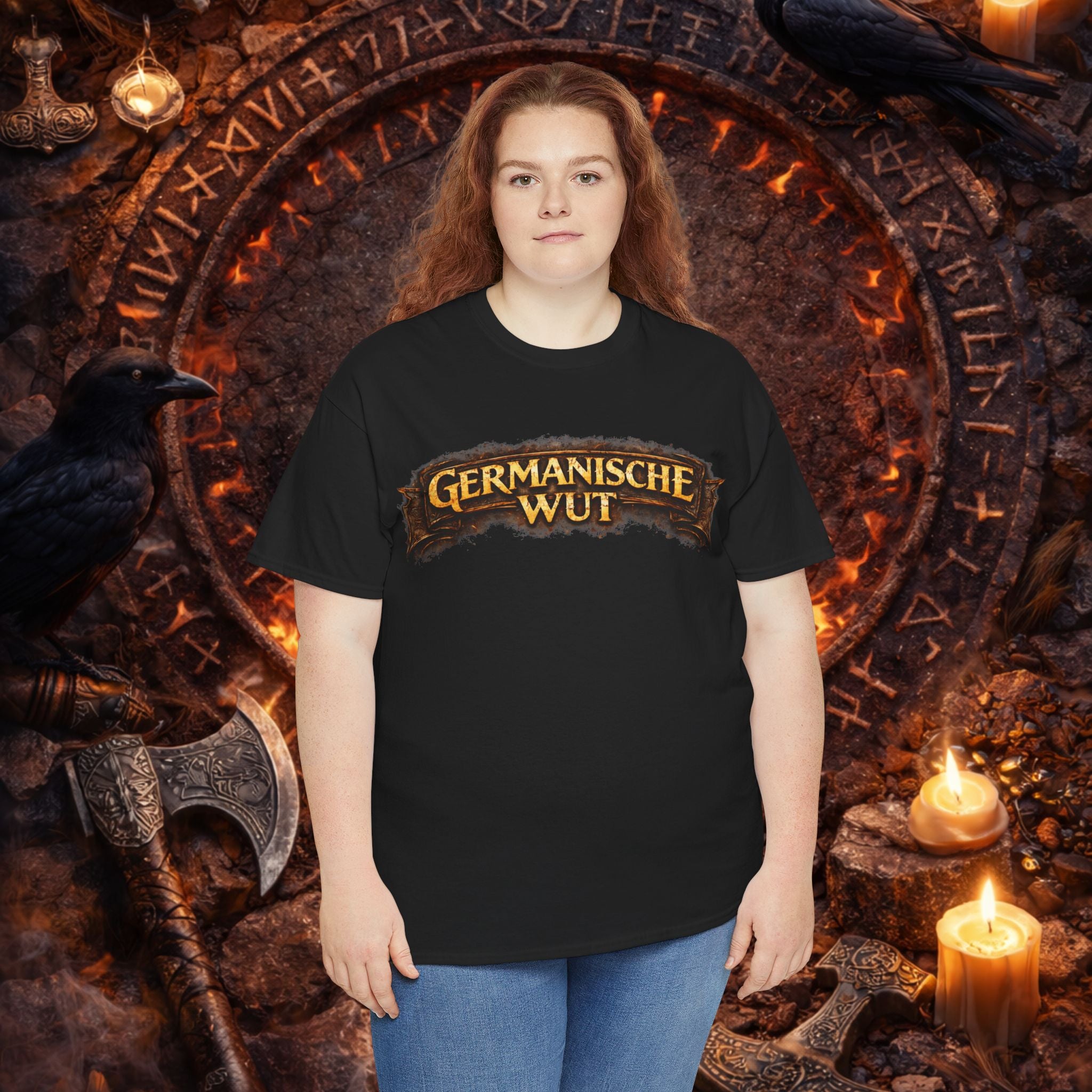 NORDIC PRIDE  T‑Shirt - "Germanische Wut" Warrior