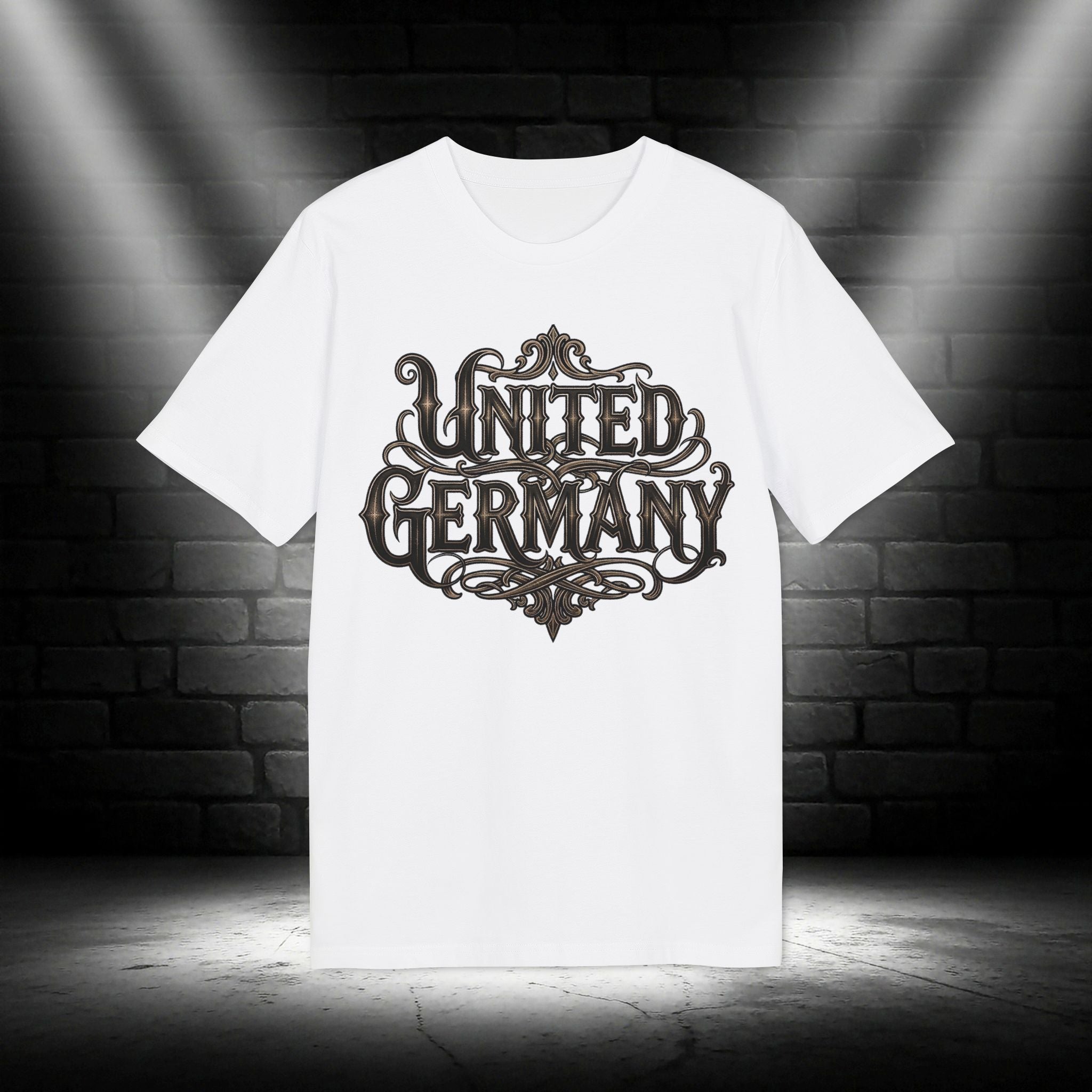 NATIONALSTOLZ ,,Ost - West Edition" — "United Germany"  Eagle Graphic ,Unisex T Shirt