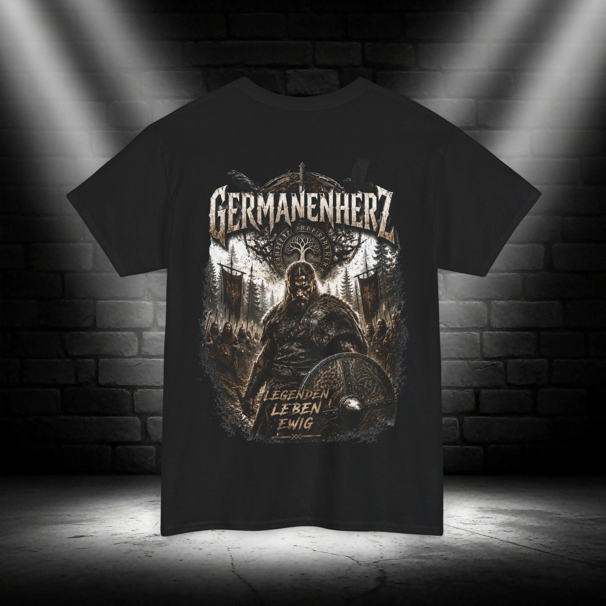 NATIONALSTOLZ  T - Shirt - ,,GERMANENHERZ"