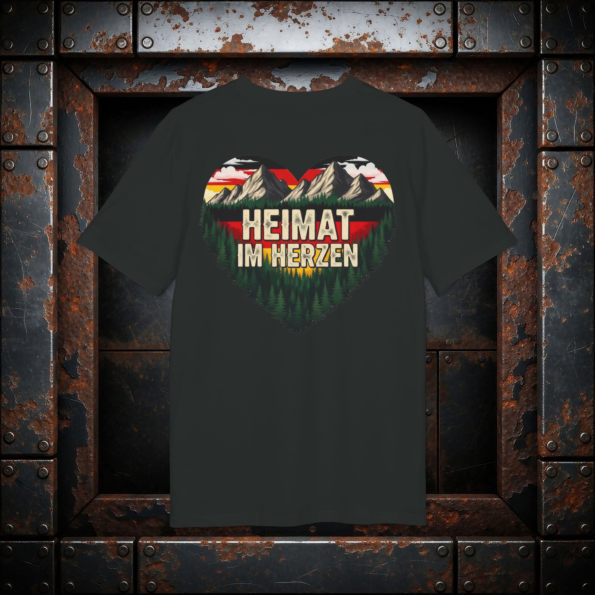 NATIONALSTOLZ   T Shirt -   "Heimat im Herzen"