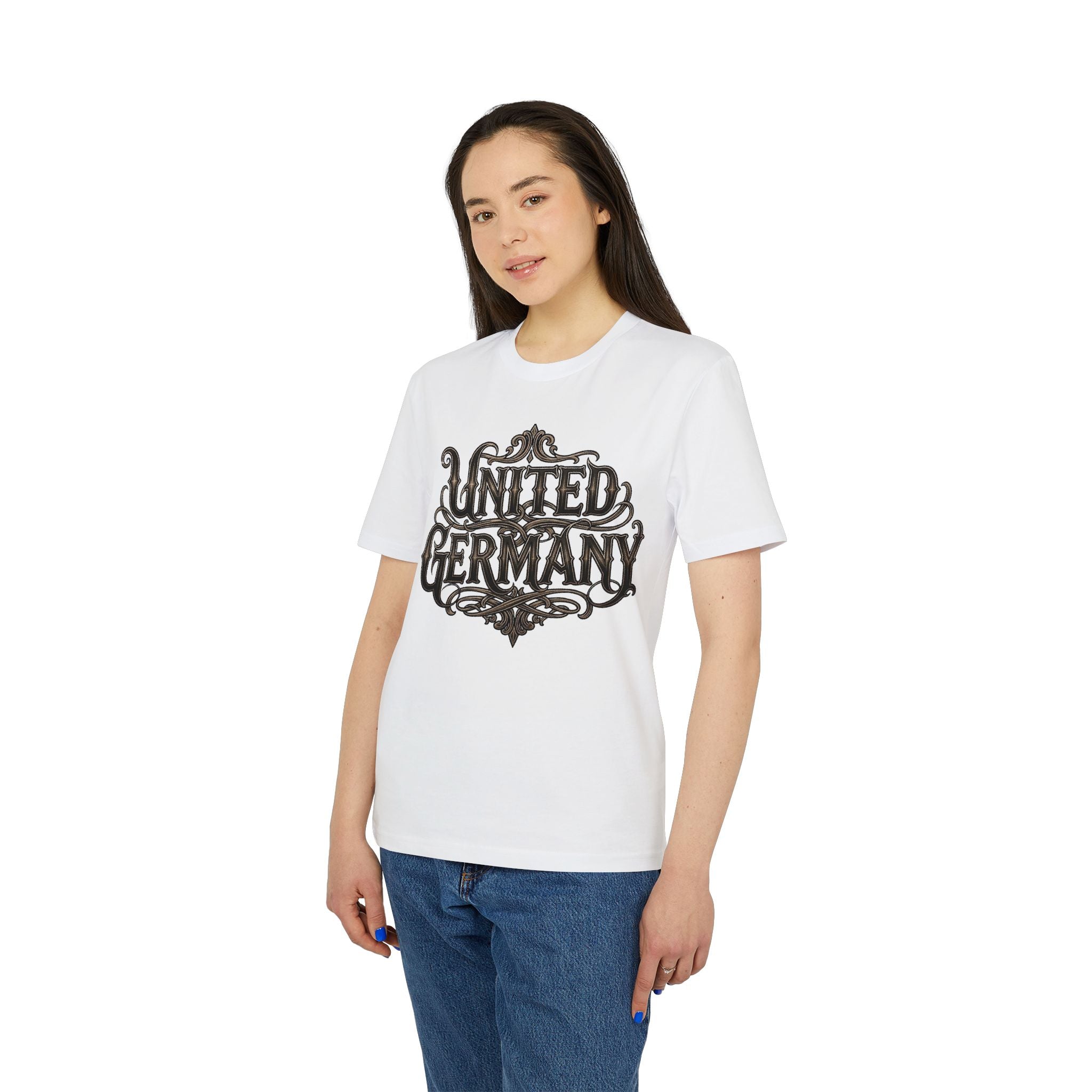 NATIONALSTOLZ ,,Ost - West Edition" — "United Germany"  Eagle Graphic ,Unisex T Shirt