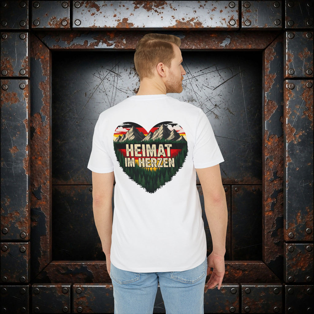 NATIONALSTOLZ   T Shirt -   "Heimat im Herzen"