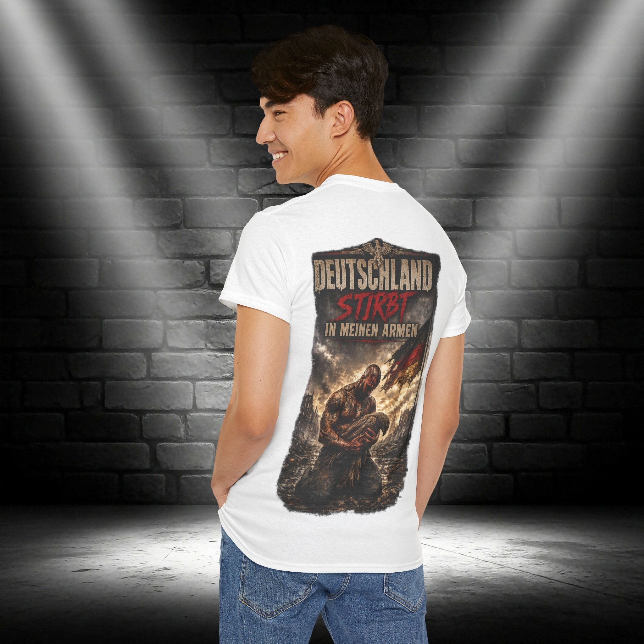 NATIONALSTOLZ  T-Shirt — "Deutschland stirbt in meinen Armen"