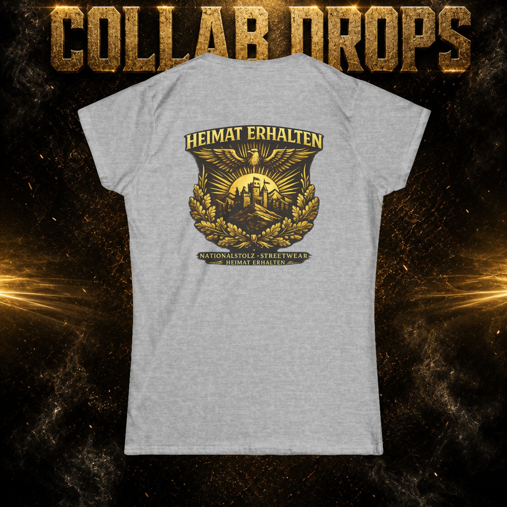NATIONALSTOLZ & HEIMAT ERHALTEN COLLAB T - Shirt Damen ,,Gemeinsam Stark"