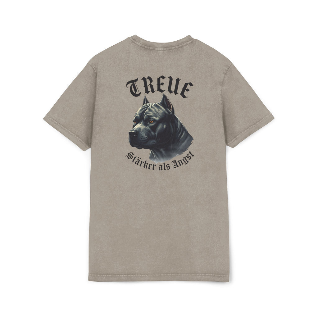 Nationalstolz Pitbull Graphic Tee – "Treue- Stärker als Angst"
