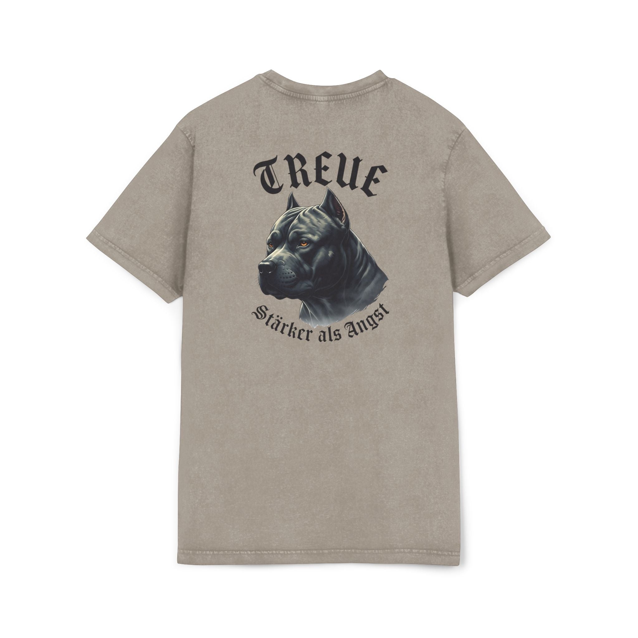 Nationalstolz Pitbull Graphic Tee – "Treue- Stärker als Angst"