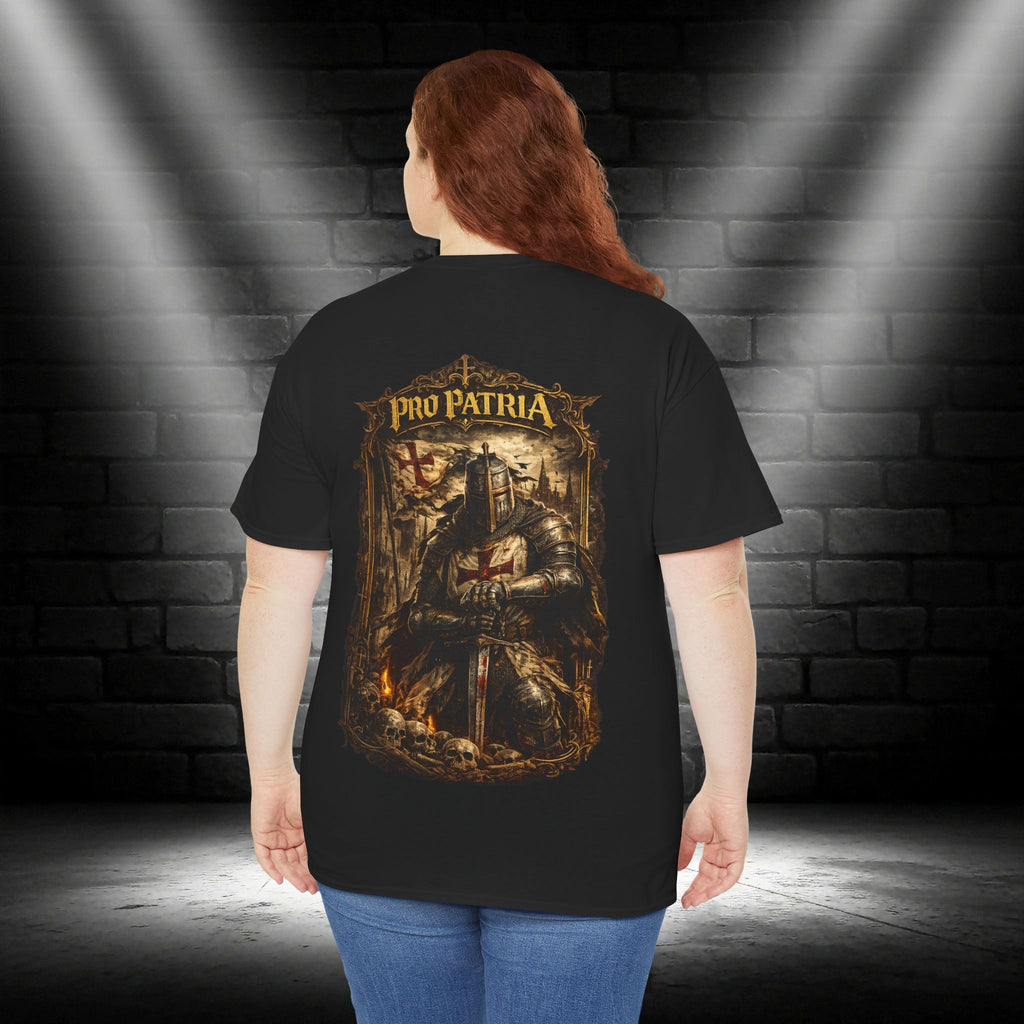 NATIONALSTOLZ  T - Shirt  ,,Pro Patria" Kreuzritter