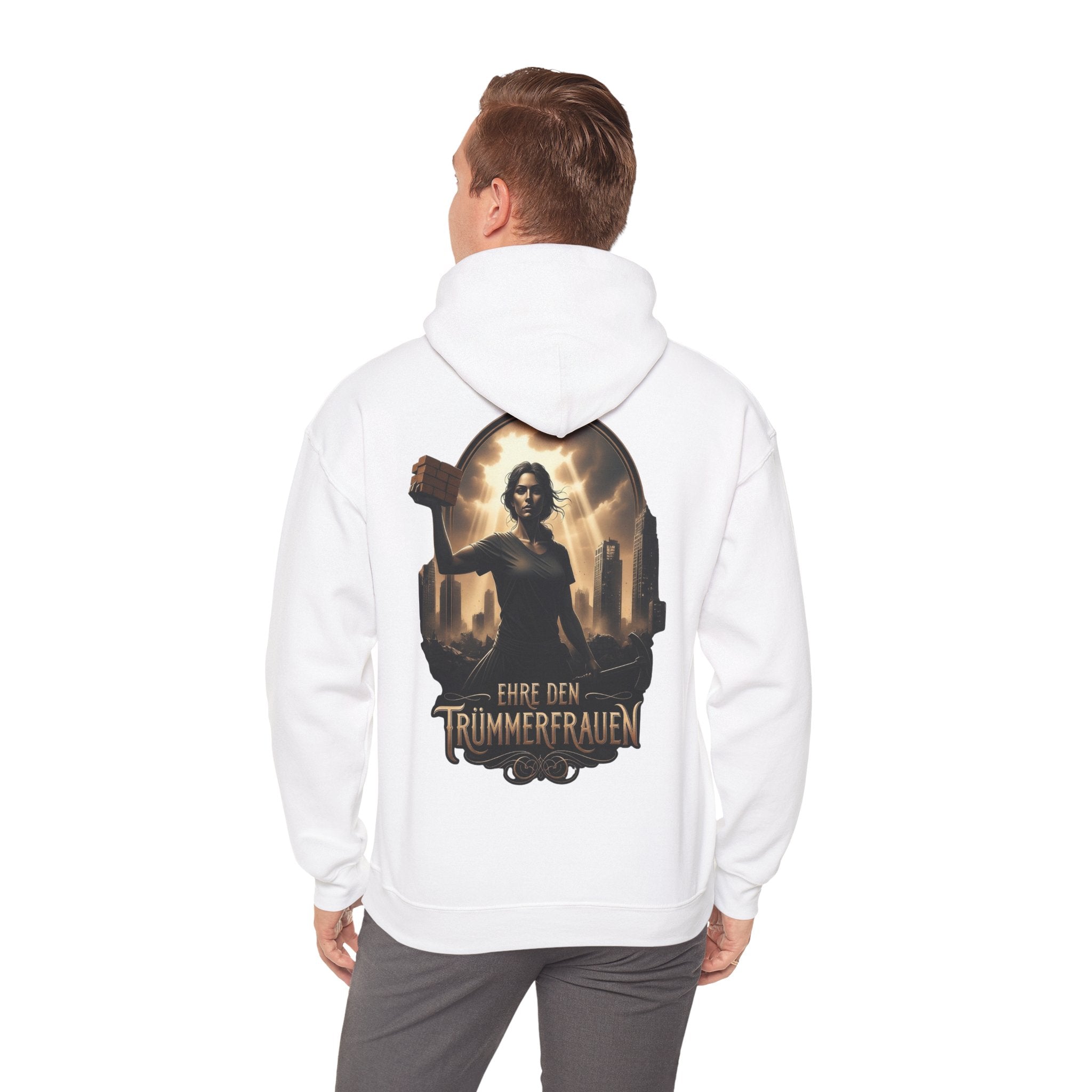 NATIONALSTOLZ Hoodie - "Ehre den Trümmerfrauen" Vintage WWII,,