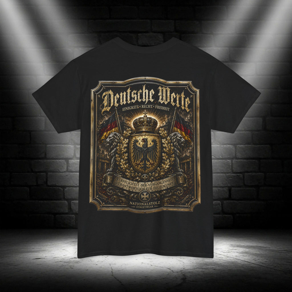 NATIONALSTOLZ T-Shirt ,,Deutsche Werte" Deutschland
