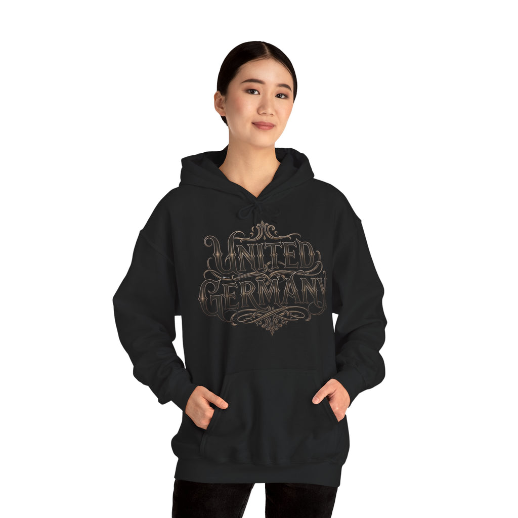 NATIONALSTOLZ ,,United Germany" Hoodie —  Flag Pittbull,, Ost Loyal bis zum Tod"