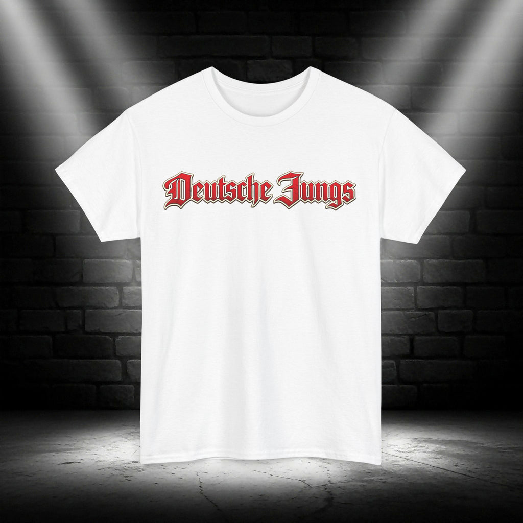 NATIONALSTOLZ T- Shirt ,,Deutsche Jungs" Neue Version -,,Unbeugsam & Stolz"