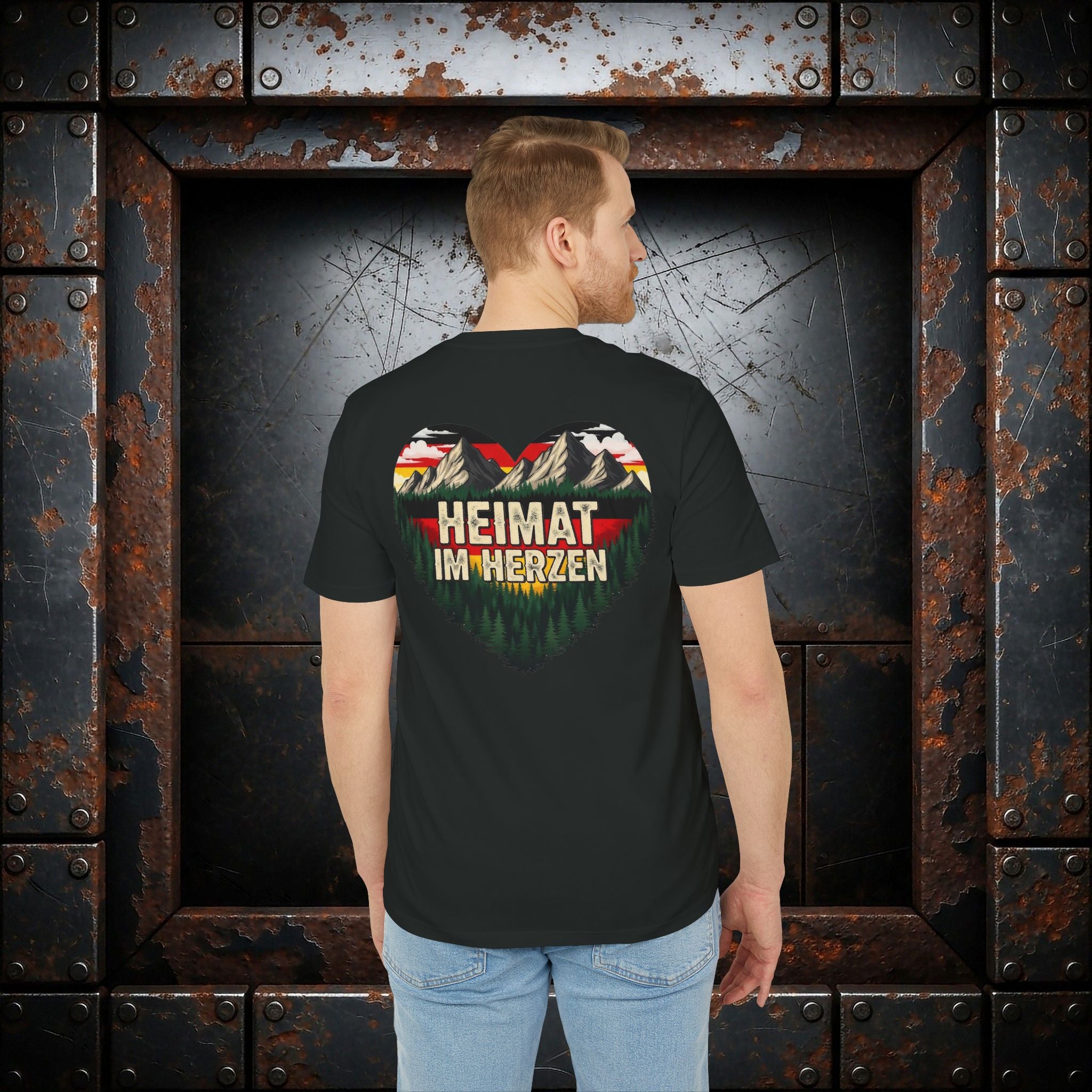 NATIONALSTOLZ   T Shirt -   "Heimat im Herzen"