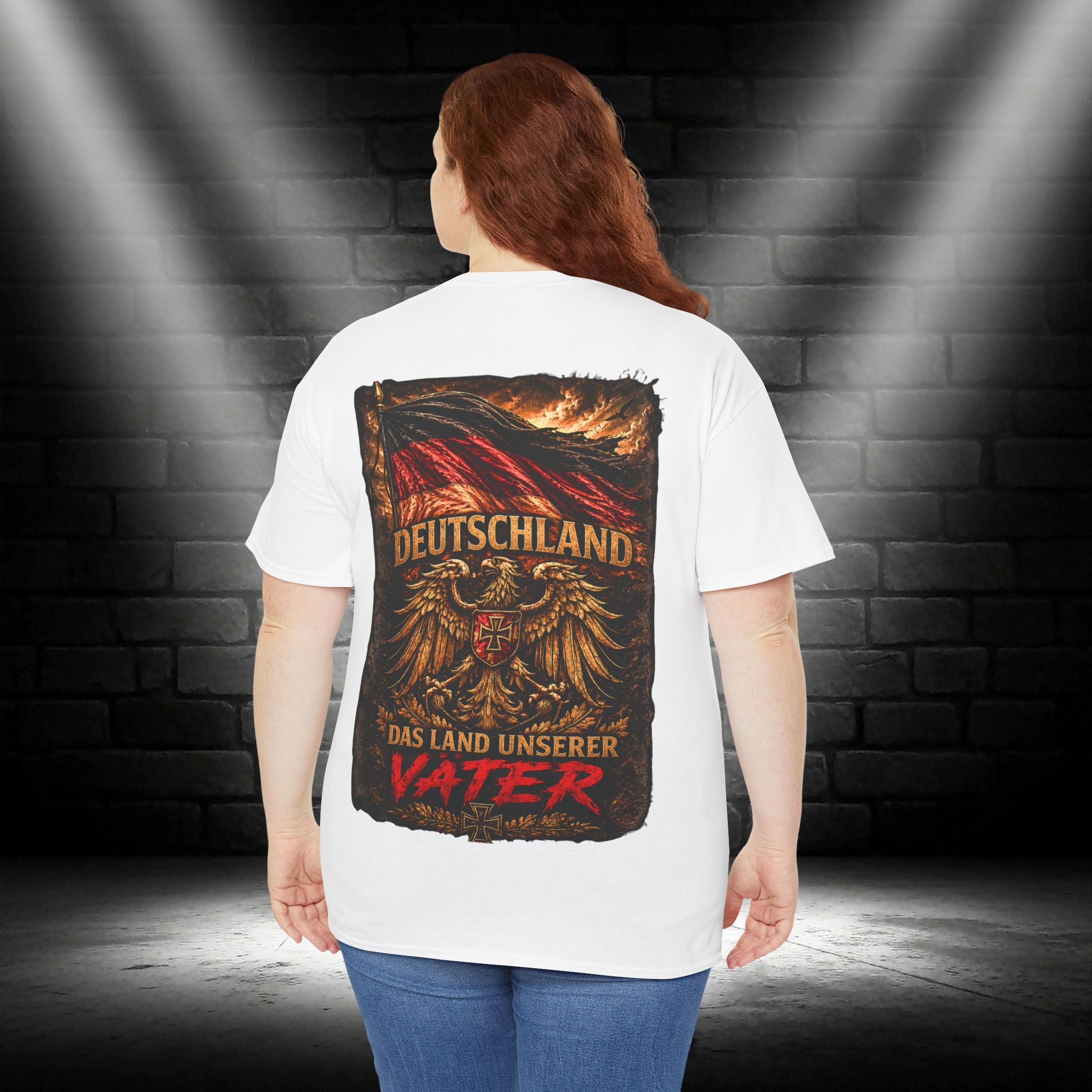 NATIONALSTOLZ T‑Shirt —  Deutschland -  "Das Land Unserer Vater,,