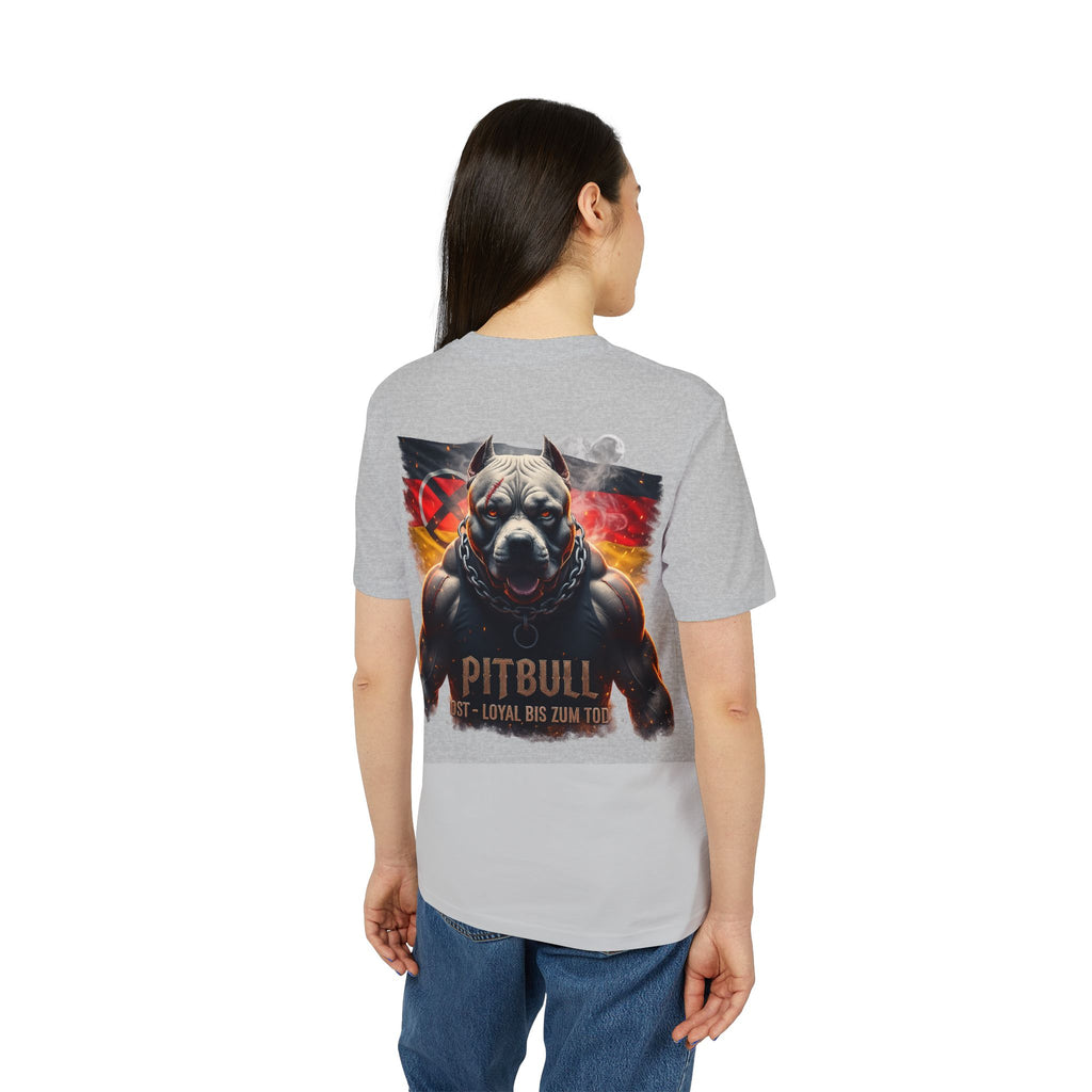 NATIONALSTOLZ OST&WEST EDITION – "Pitbull Ost • Loyal • Bis zum Tod" Graphic Unisex T-Shirt
