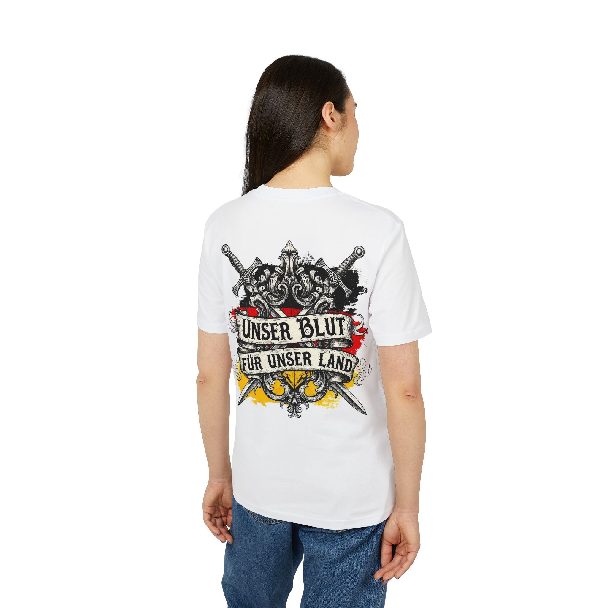NATIONALSTOLZ T-Shirt ,,Unser Blut für unser Land"