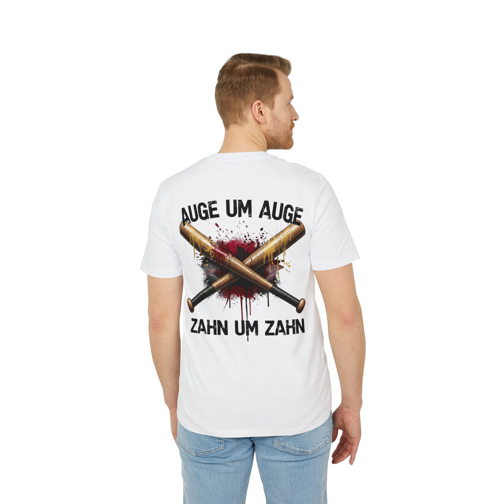NATIONALSTOLZ T-Shirt Shirt "Auge um Auge, Zahn um Zahn"