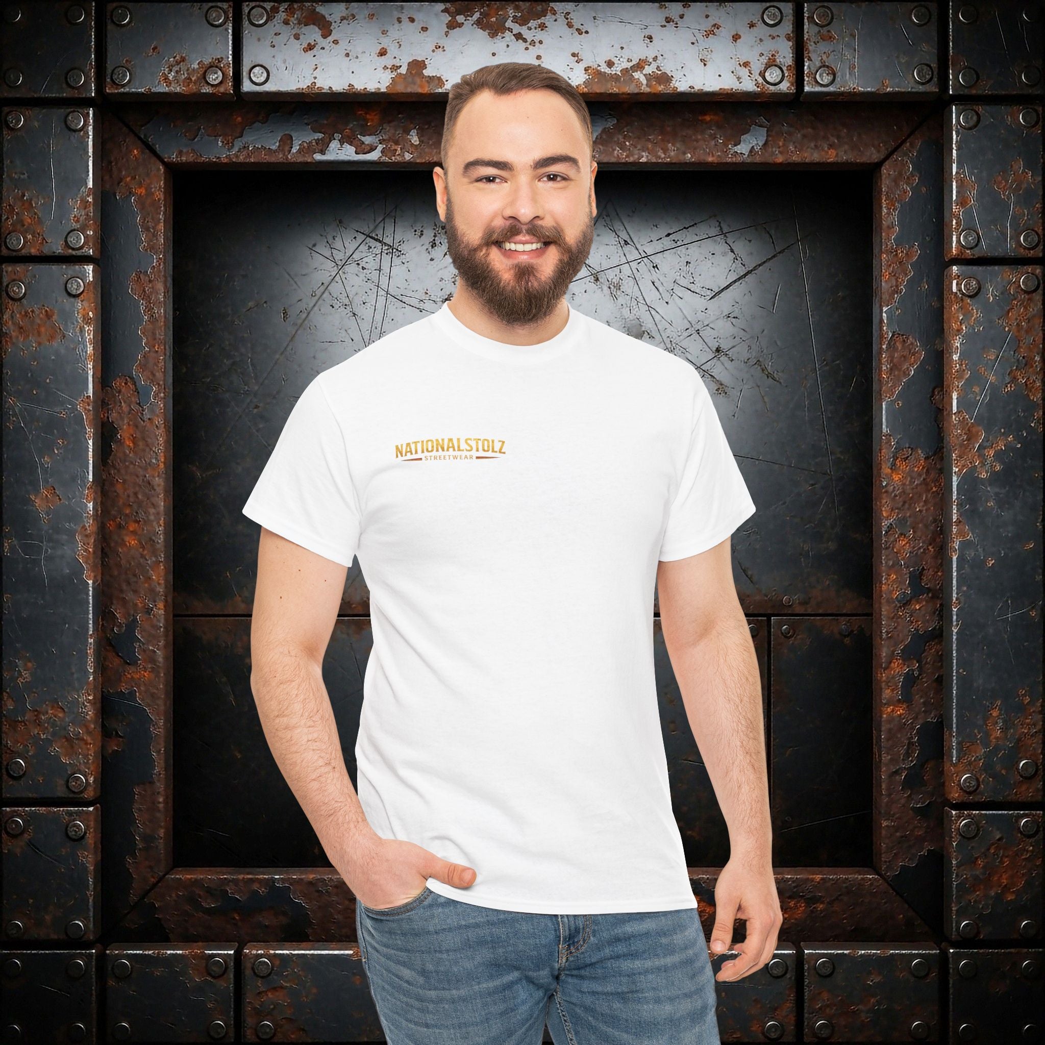 NATIONALSTOLZ T‑Shirt — " Land der Väter " Adler Deutschland