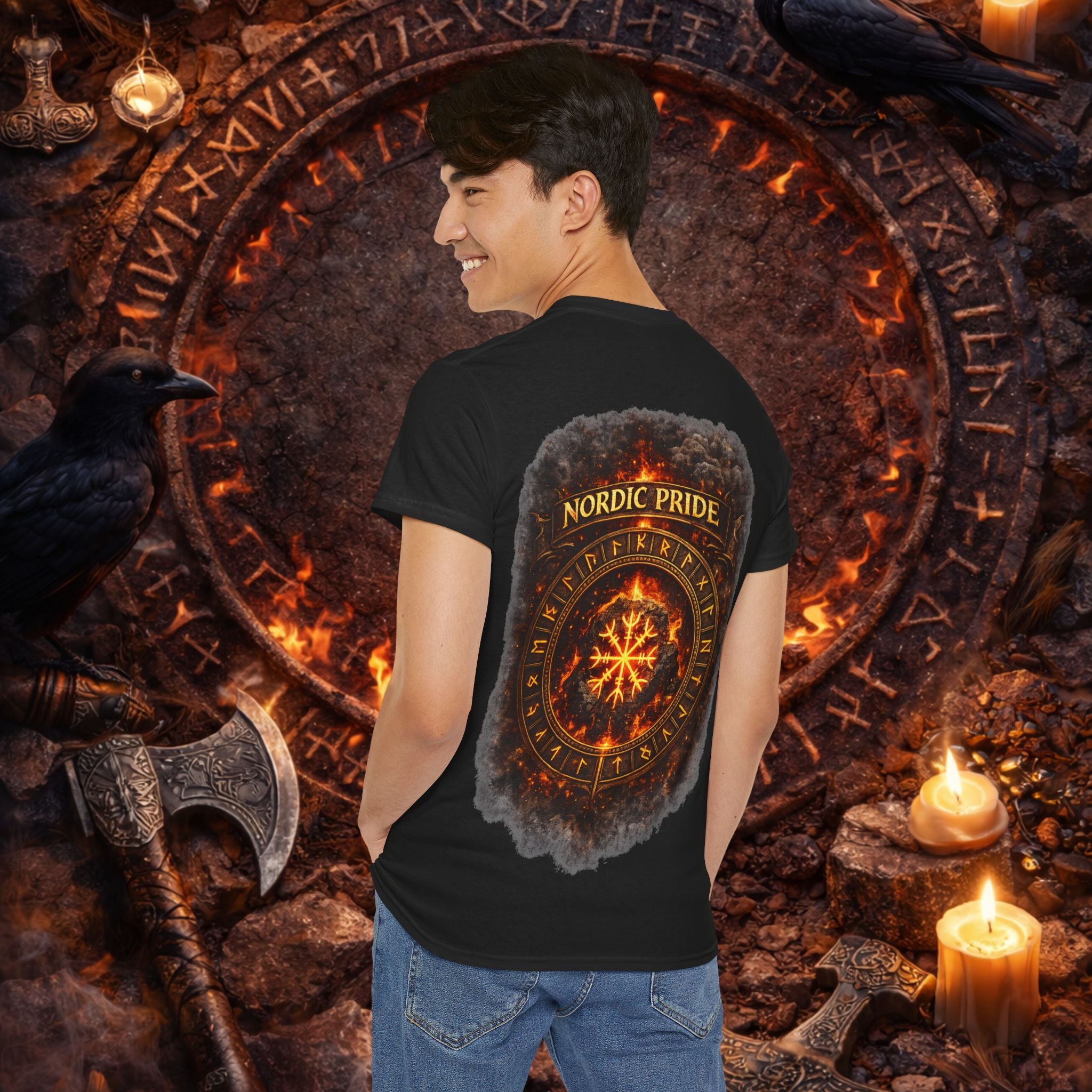 Nordic Pride T-Shirt — ,, Viking Vegvisir "