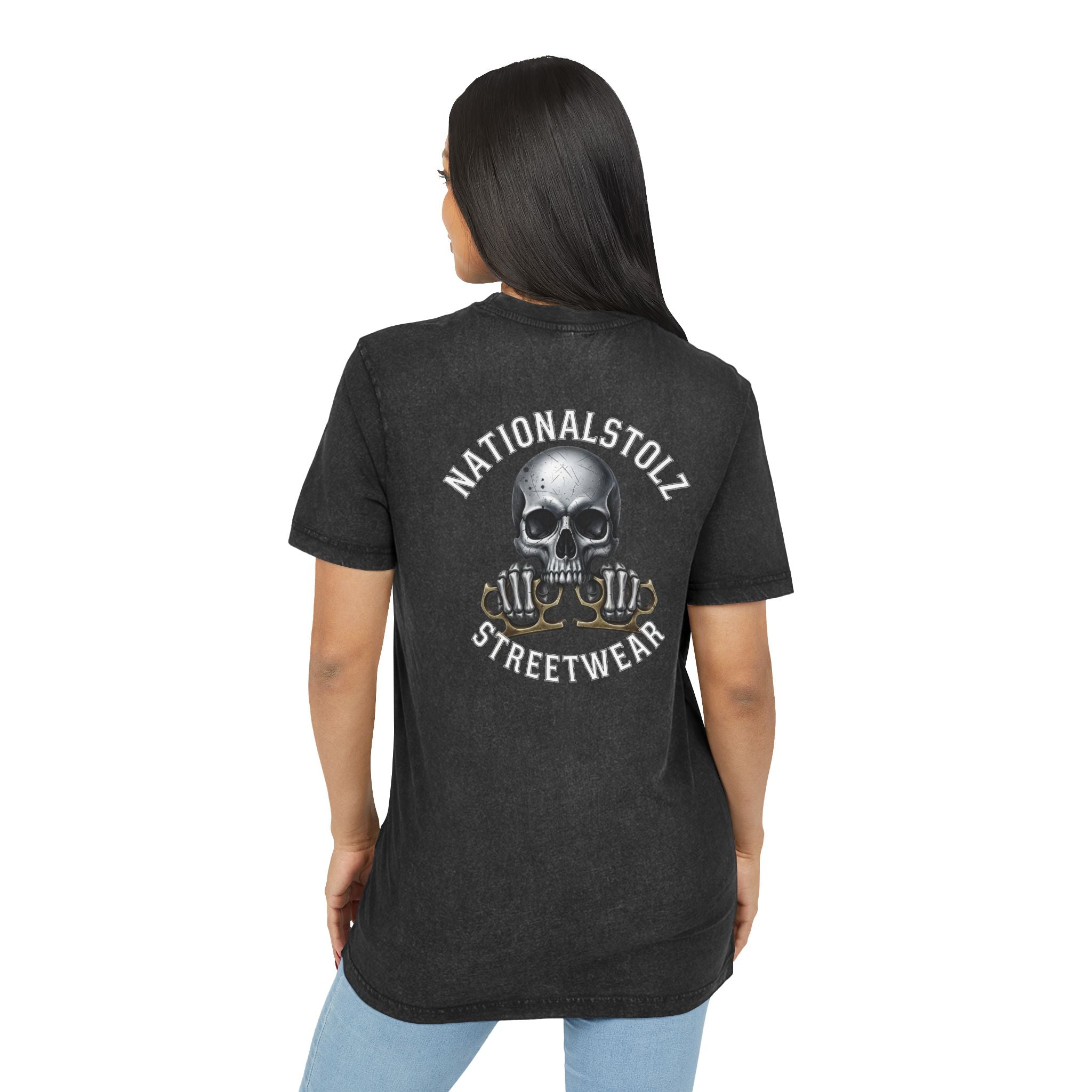 Nationalstolz Streetwear - Skull Schlagring Motiv