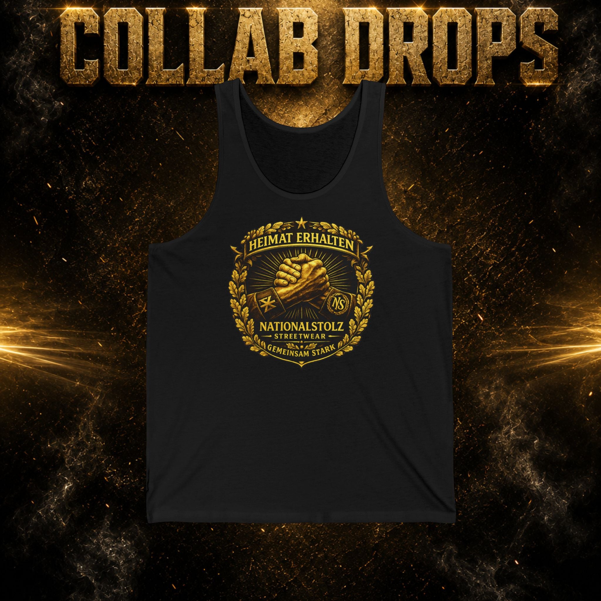 NATIONALSTOLZ & HEIMAT ERHALTEN COLLAB Tank Top - ,,Gemeinsam Stark"