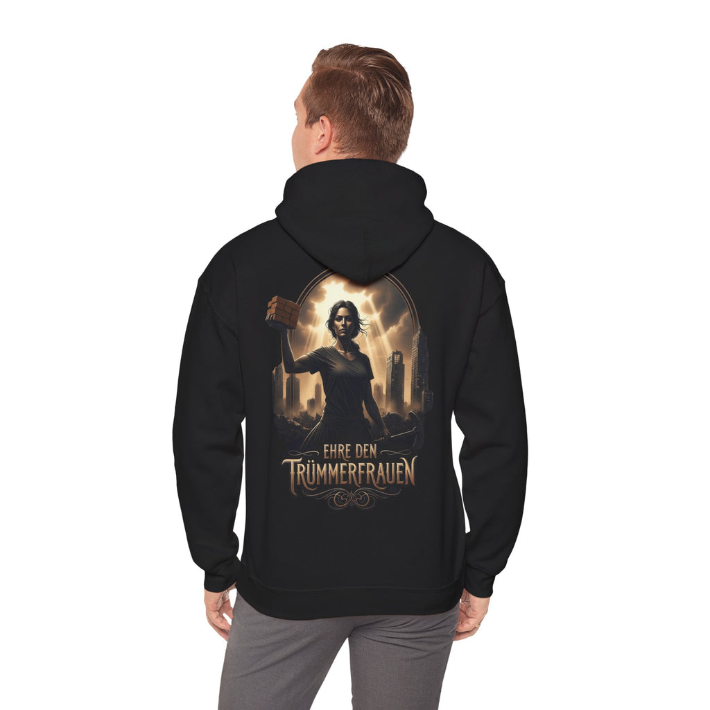 NATIONALSTOLZ Hoodie - "Ehre den Trümmerfrauen" Vintage WWII,,