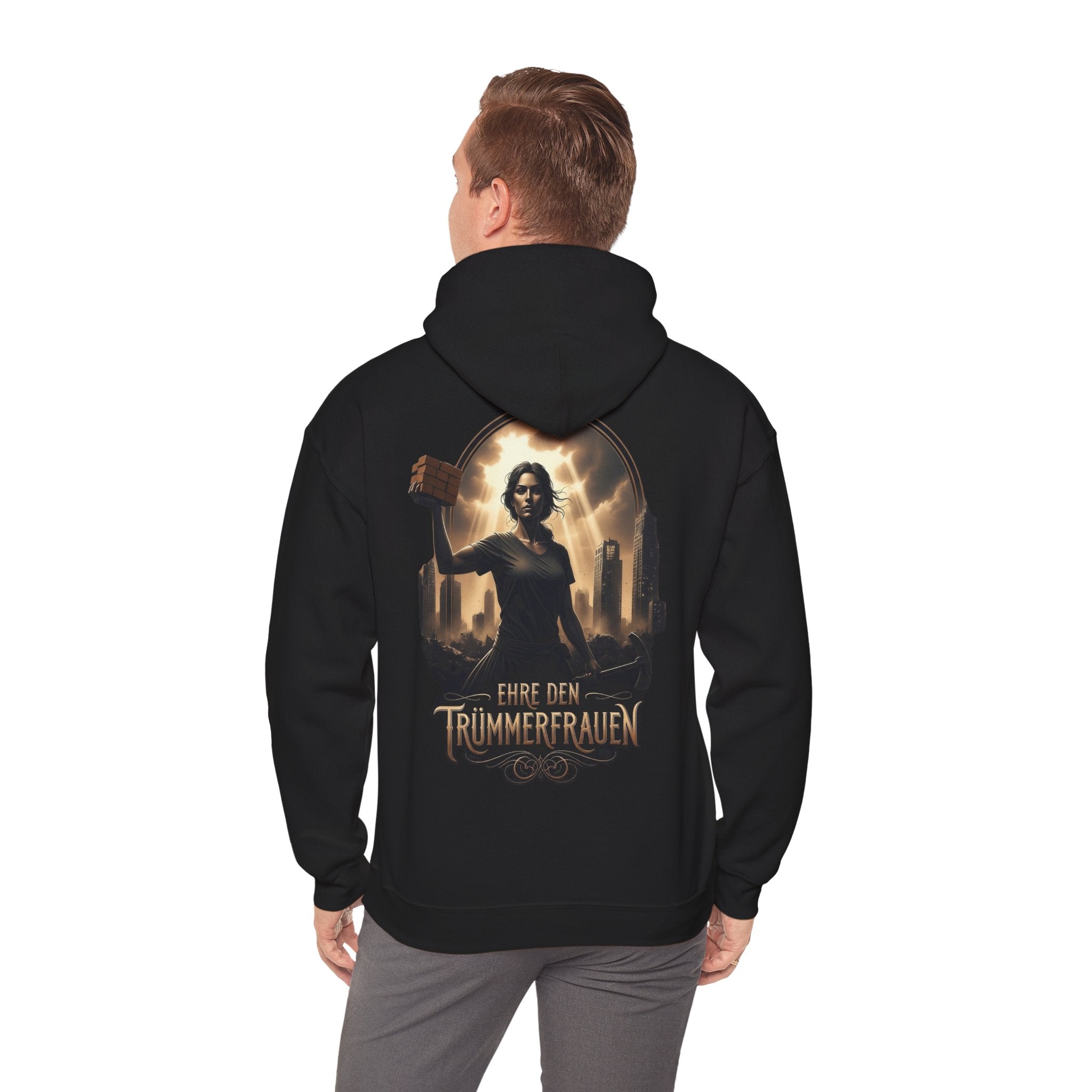 NATIONALSTOLZ Hoodie - "Ehre den Trümmerfrauen" Vintage WWII,,