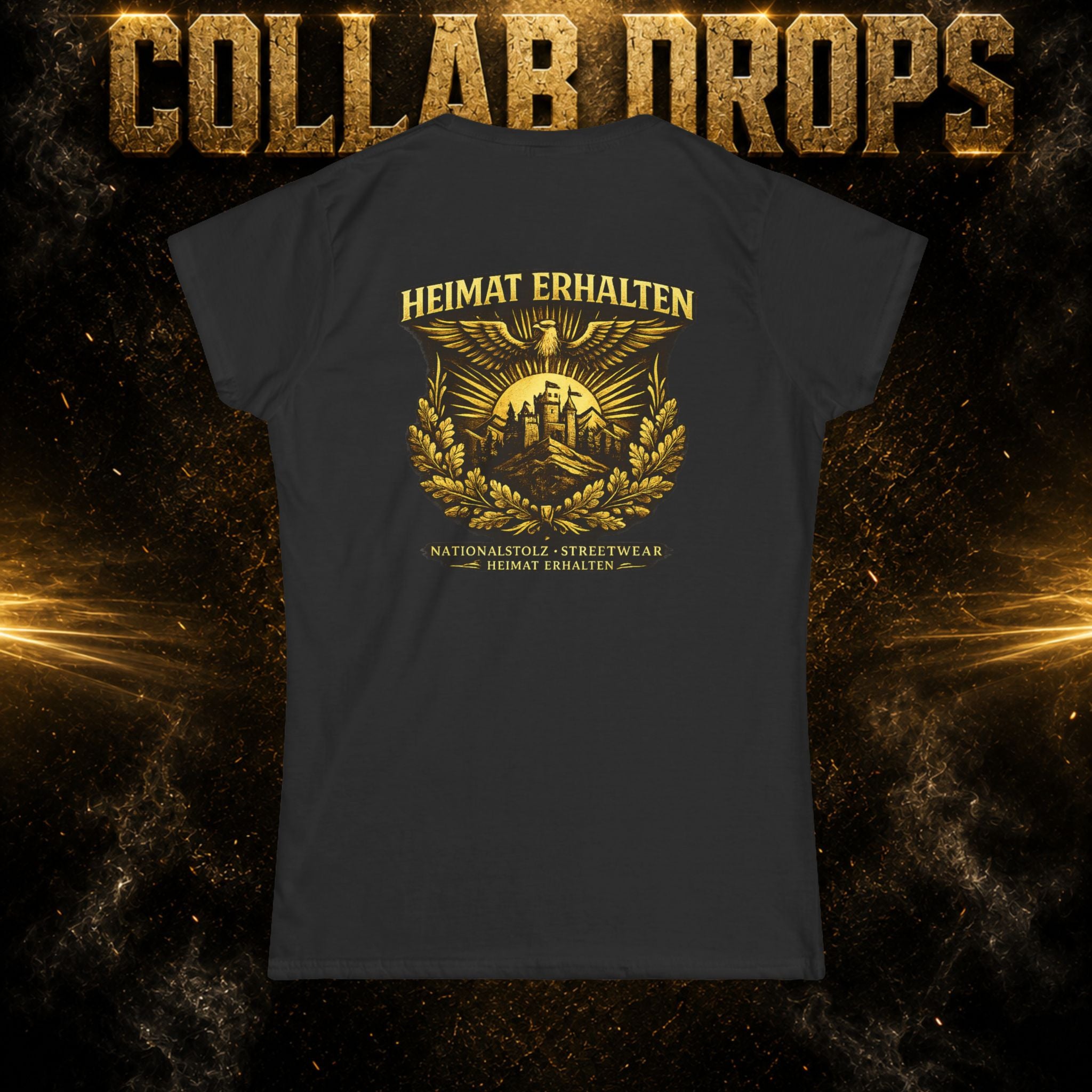 NATIONALSTOLZ & HEIMAT ERHALTEN COLLAB T - Shirt Damen ,,Gemeinsam Stark"
