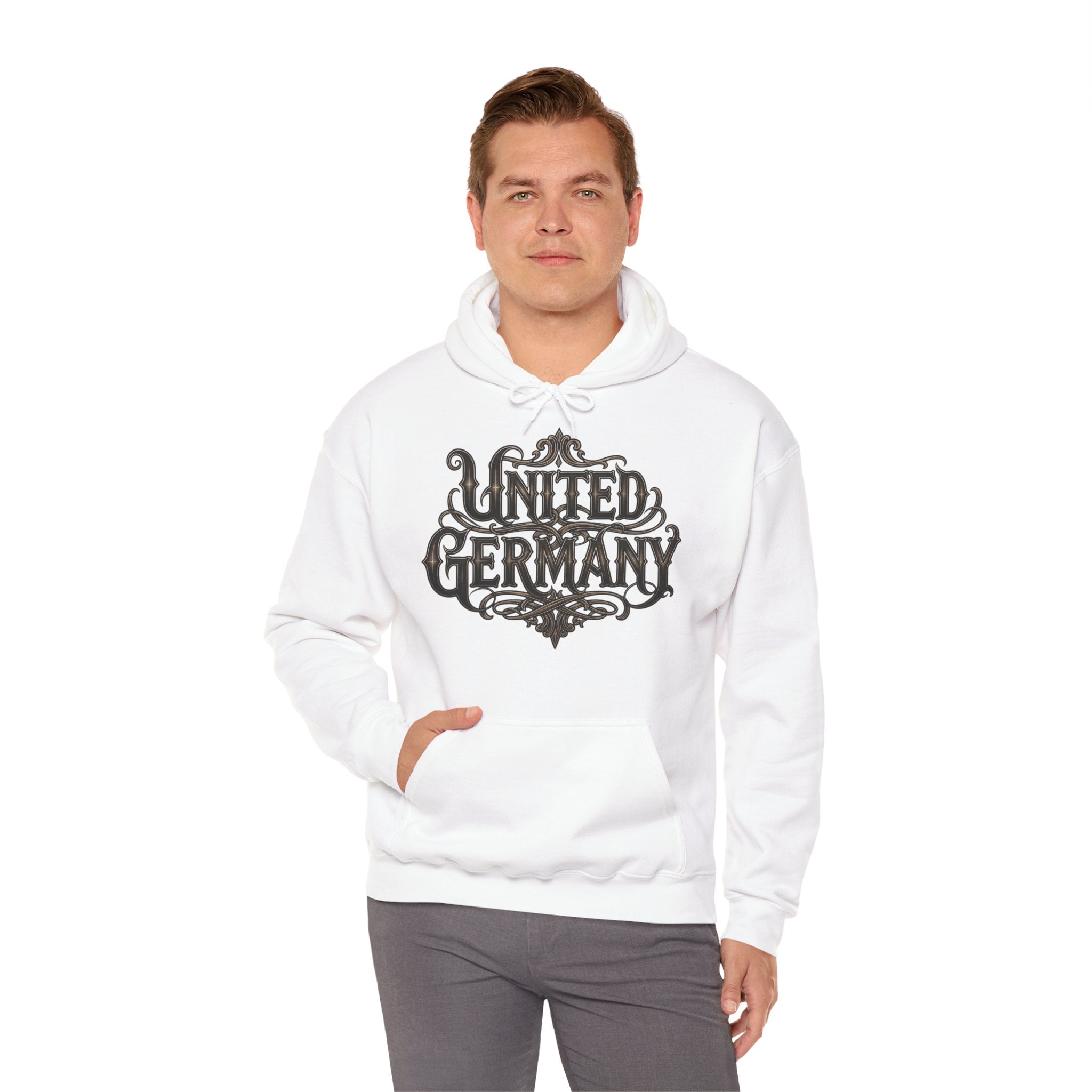 NATIONALSTOLZ ,,United Germany" Hoodie —  Flag Pittbull,, Ost Loyal bis zum Tod"