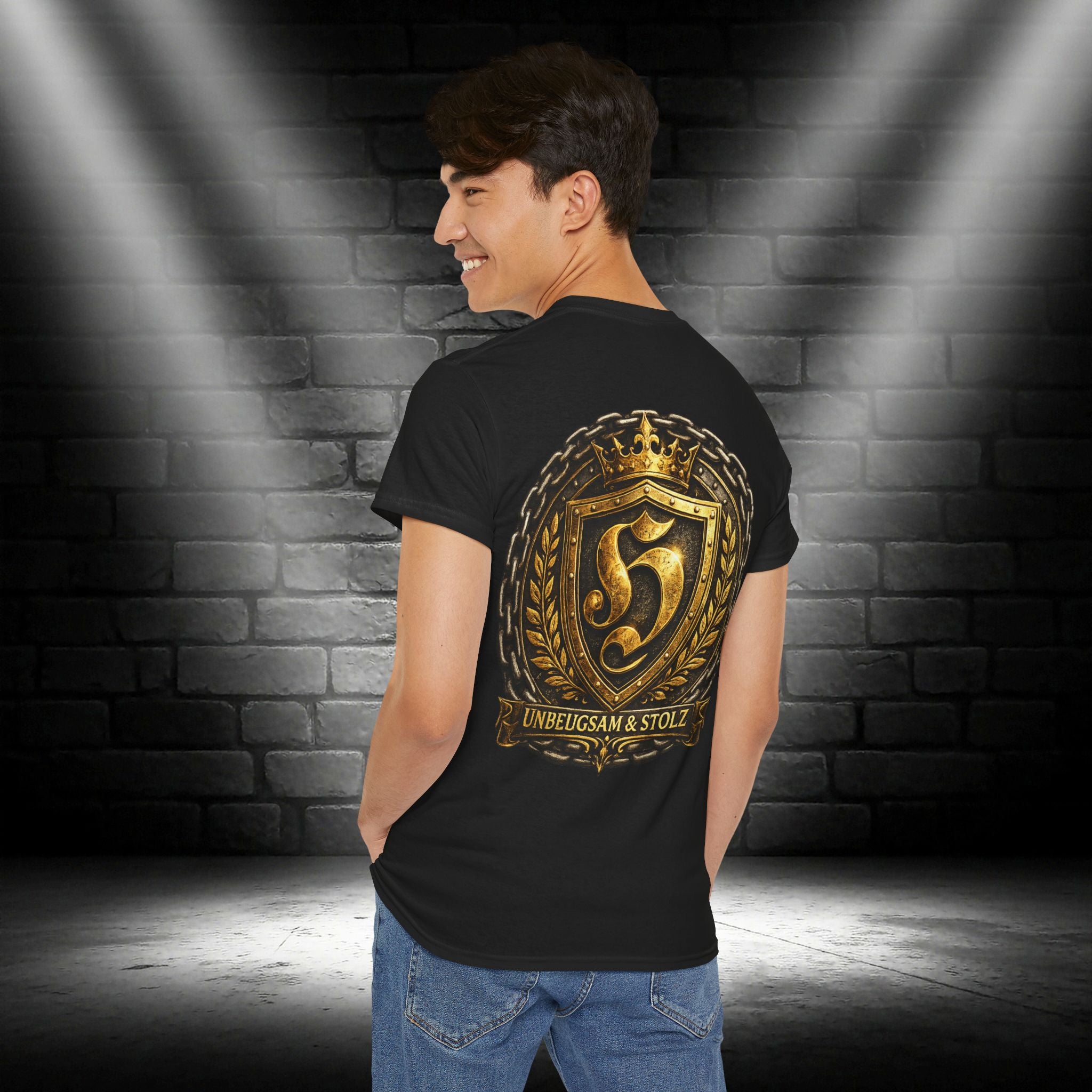 NATIONALSTOLZ  T-Shirt — 'Unbeugsam & Stolz' HOOLIGANS