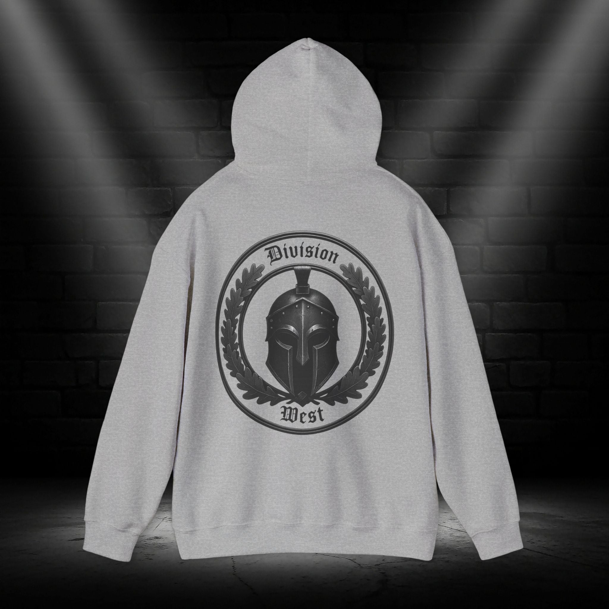 NATIONALSTOLZ STREETWEAR - Spartan Helmet 'Division West' Hoodie