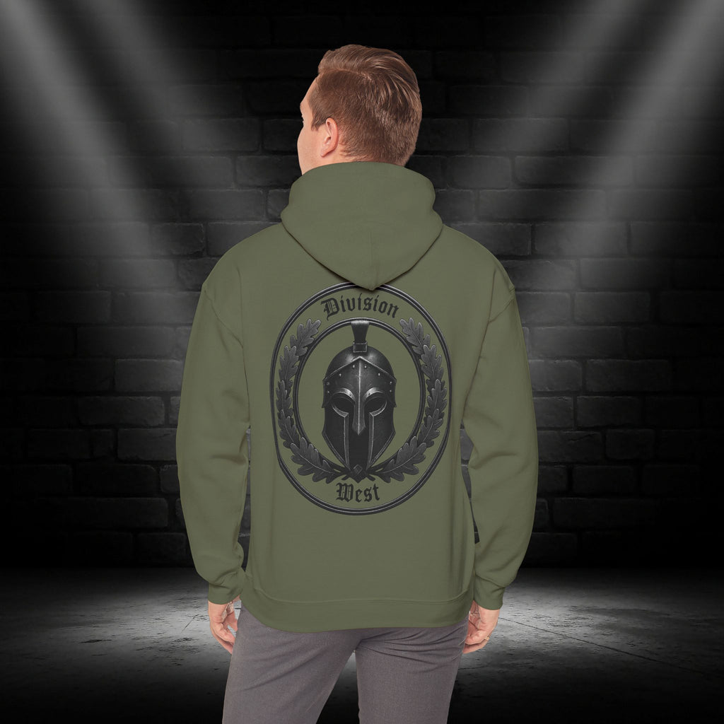 NATIONALSTOLZ STREETWEAR - Spartan Helmet 'Division West' Hoodie