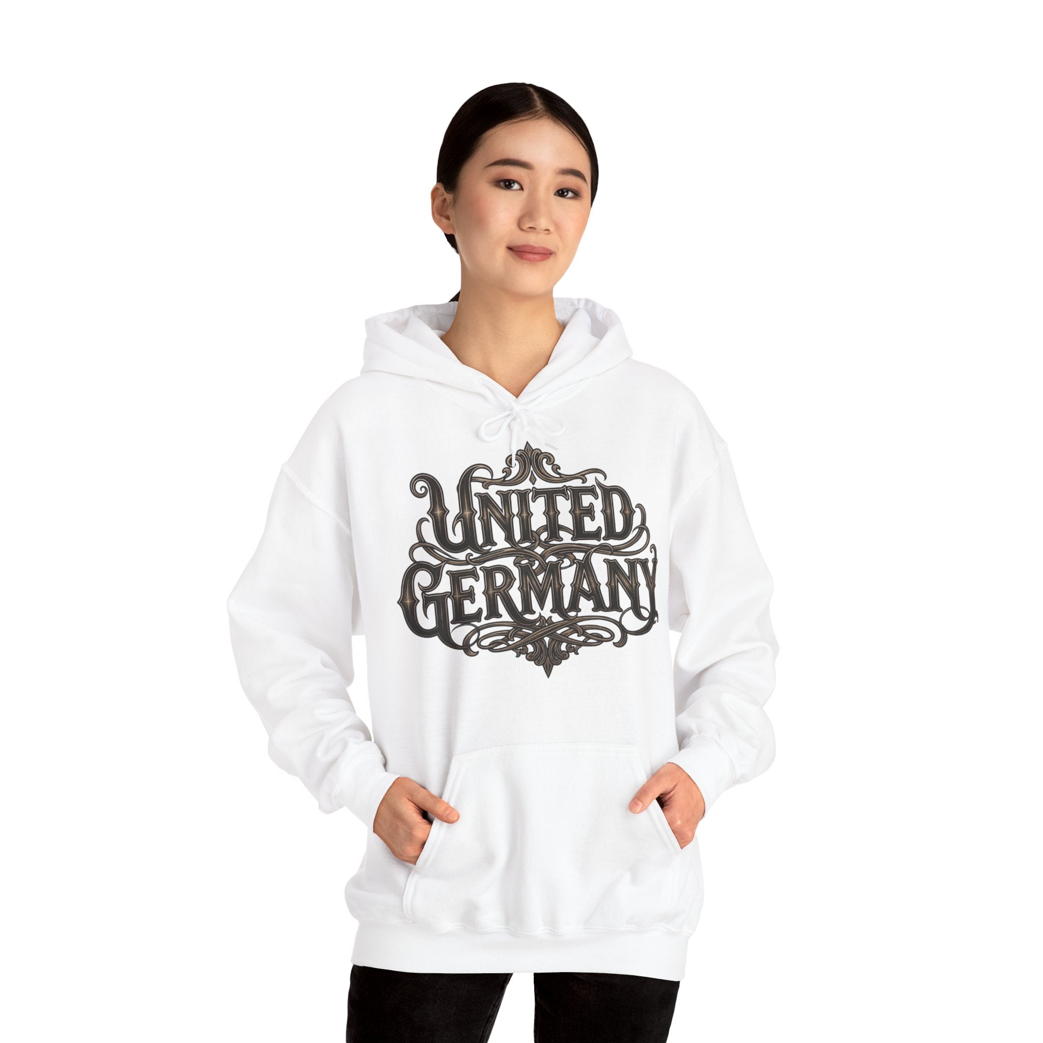 NATIONALSTOLZ ,,United Germany" Hoodie —  Flag Pittbull,, Ost Loyal bis zum Tod"