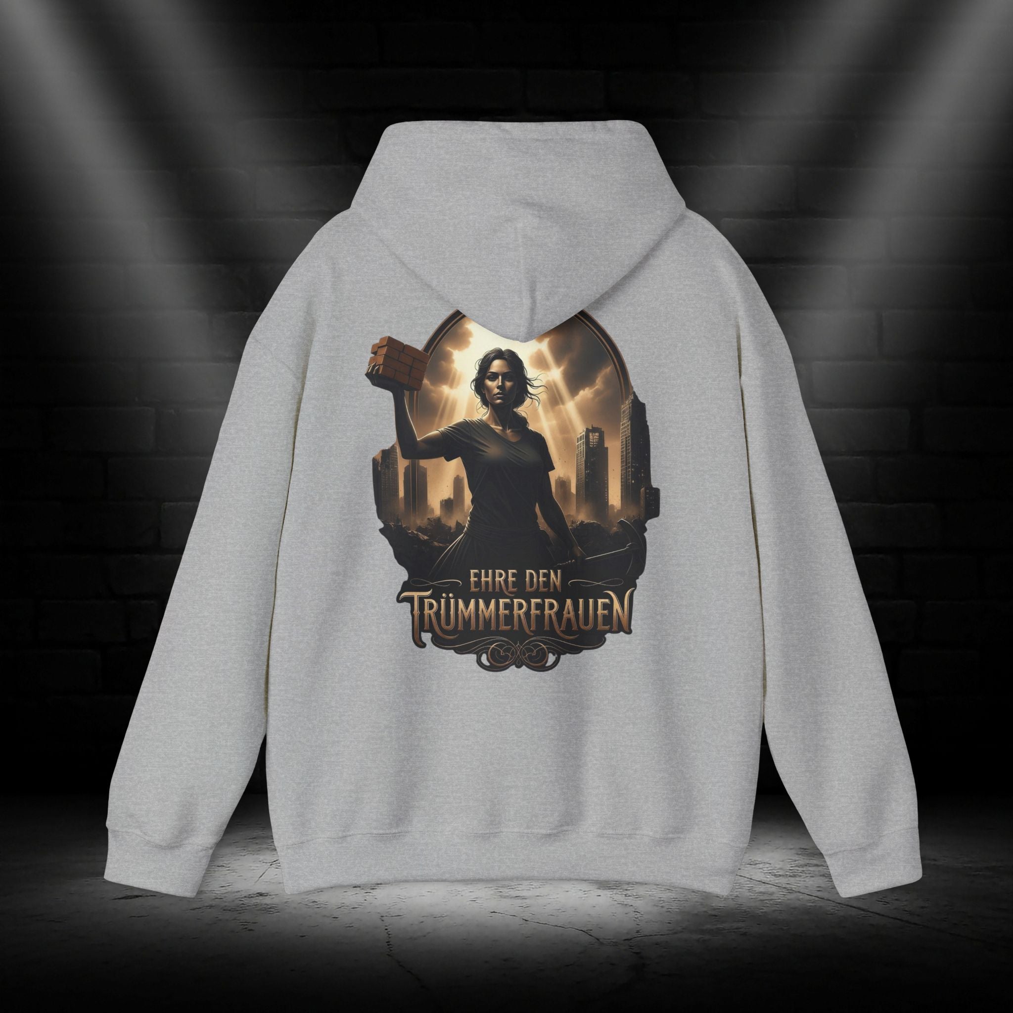 NATIONALSTOLZ Hoodie - "Ehre den Trümmerfrauen" Vintage WWII,,