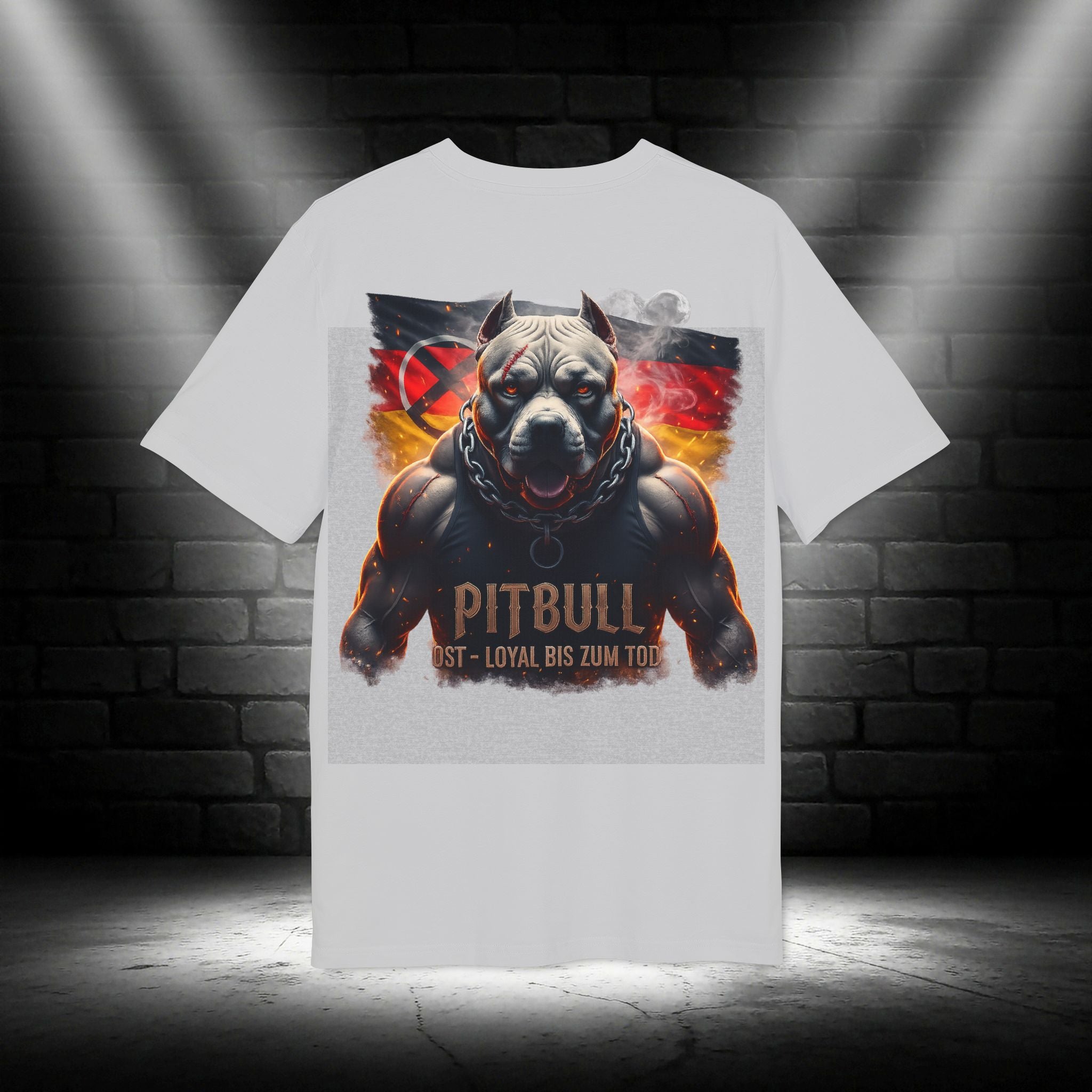 NATIONALSTOLZ OST&WEST EDITION – "Pitbull Ost • Loyal • Bis zum Tod" Graphic Unisex T-Shirt
