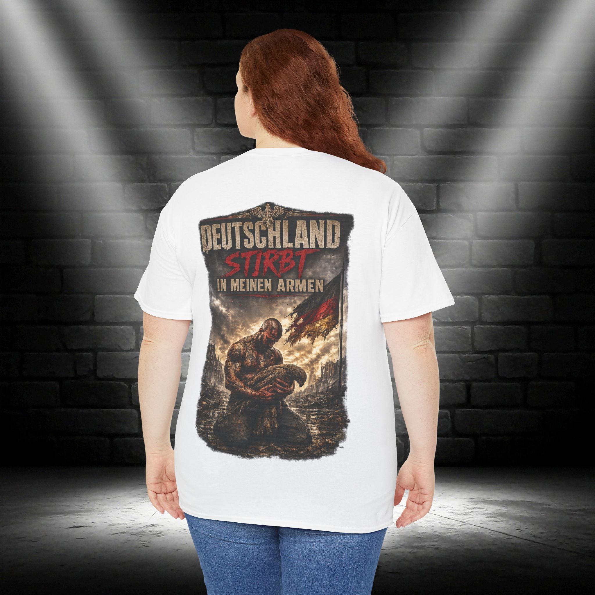 NATIONALSTOLZ  T-Shirt — "Deutschland stirbt in meinen Armen"