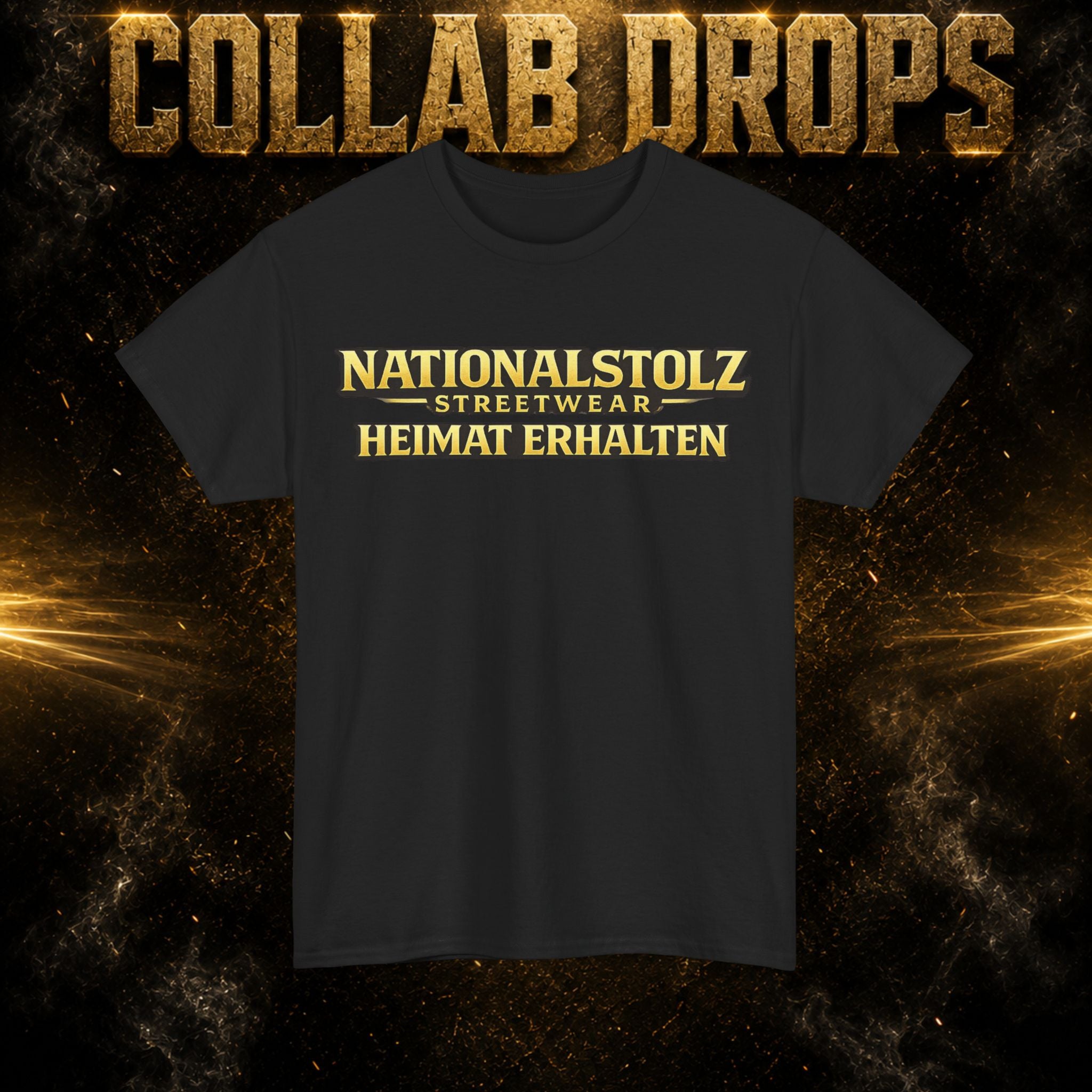 NATIONALSTOLZ & HEIMAT ERHALTEN COLLAB T-Shirt - ,,Für Unsere Wurzeln"